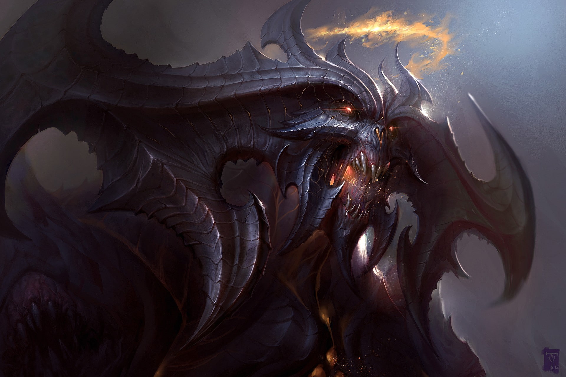 fantasy art, Diablo, video games, 1080P, Diablo III, digital art, HD Wallpaper