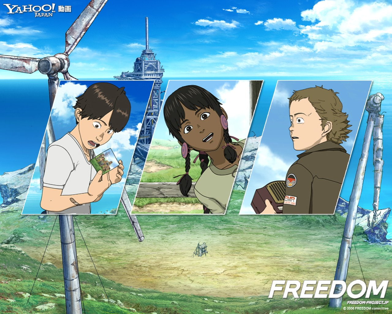 Freedom, Anime, 720P, HD Wallpaper