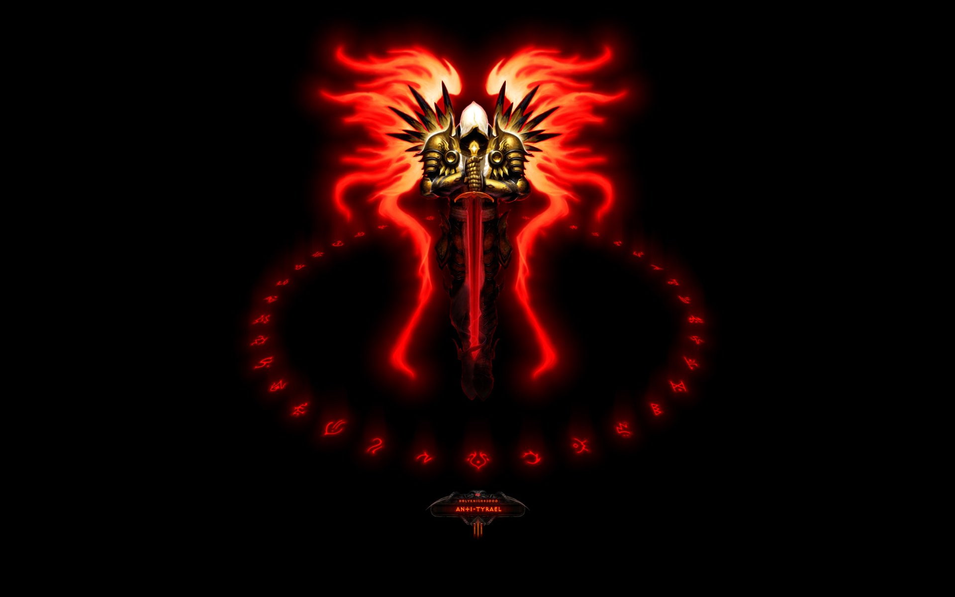 Diablo III, Tyrael (Diablo III), Diablo, 1080P, HD Wallpaper