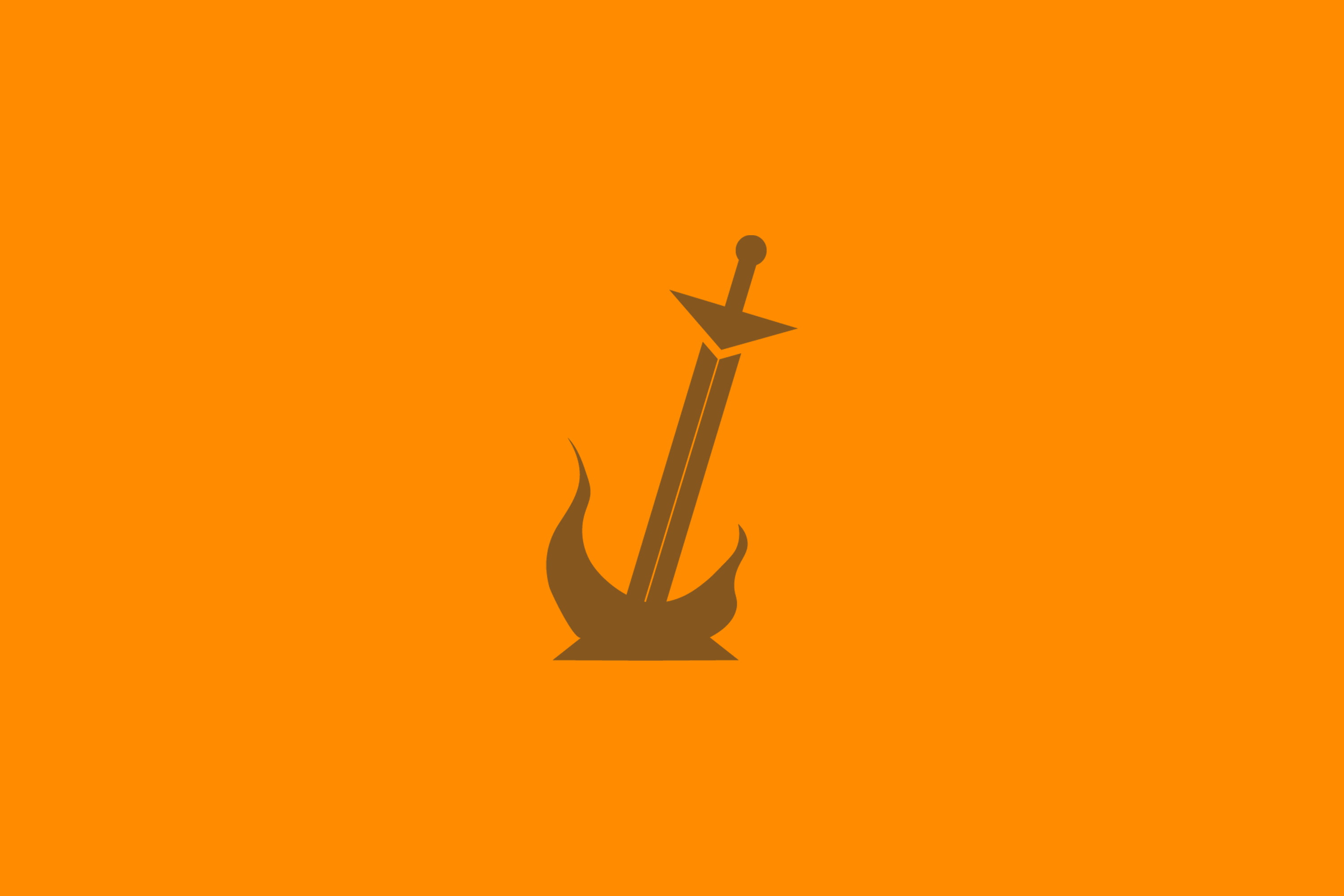 Dark Souls, 2K, From Software, digital art, minimalism, bonfire, HD Wallpaper