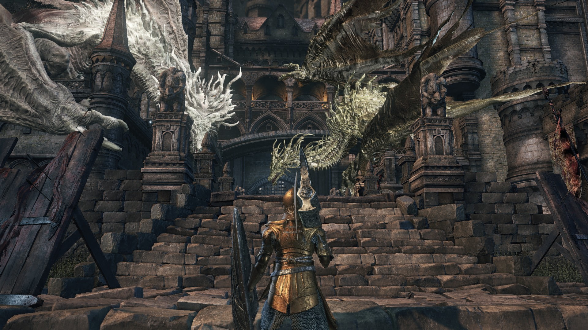 human representation, representation, ruined, day, architecture, dark souls iii video games from software, sculpture, the past, spirituality, ancient civilization, HD Wallpaper