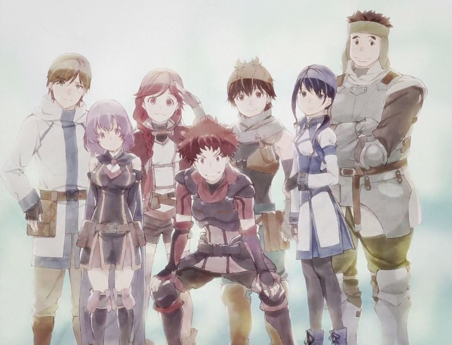 group of people, Grimgar Of Fantasy And Ash, character, transparent, group, disguise, men, Manato (Grimgar Of Fantasy And Ash), Mary (Grimgar of Fantasy and Ash), HD Wallpaper