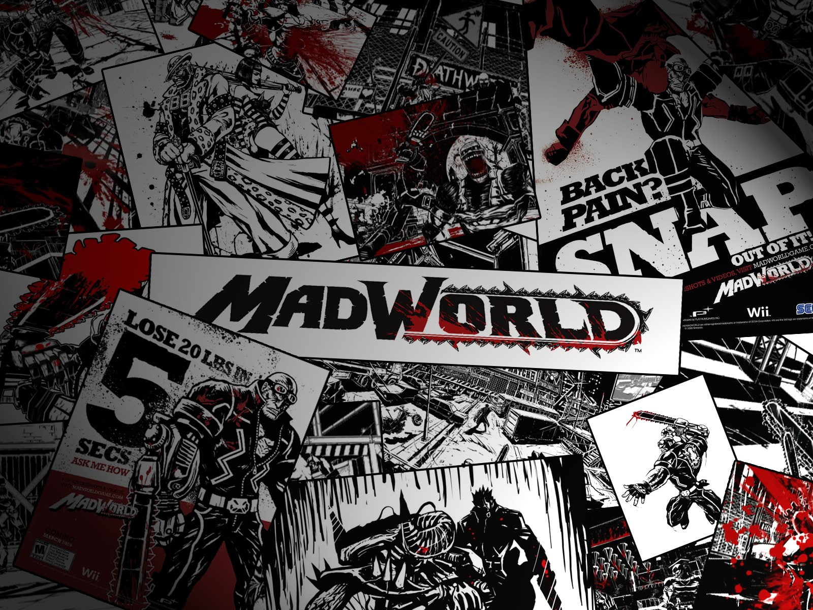 sega, sandbox, dark, warrior, action, 720P, madworld, HD Wallpaper