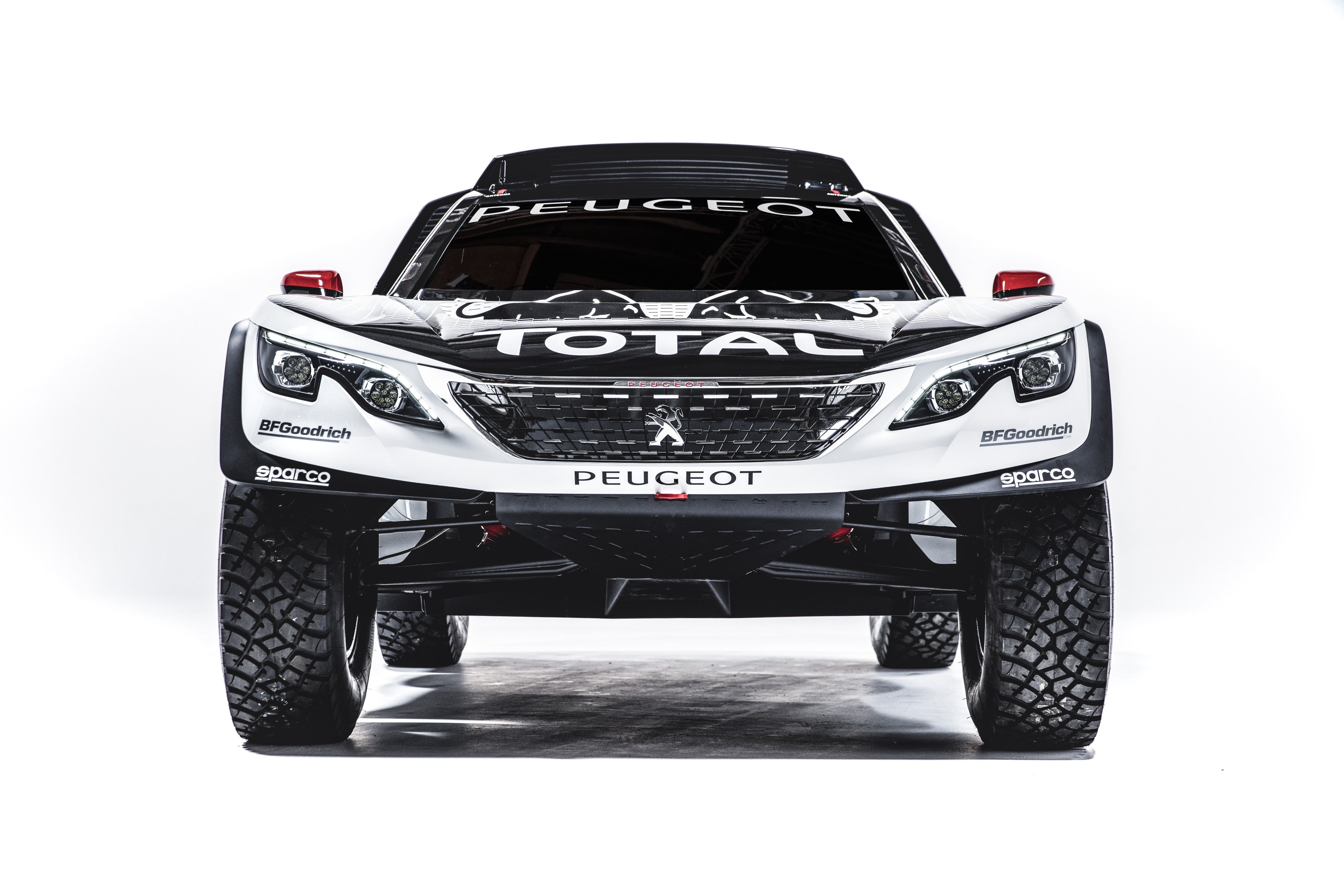 4K, Peugeot 3008 DKR, Paris Auto Show 2016, rally, Dakar challenge, HD Wallpaper
