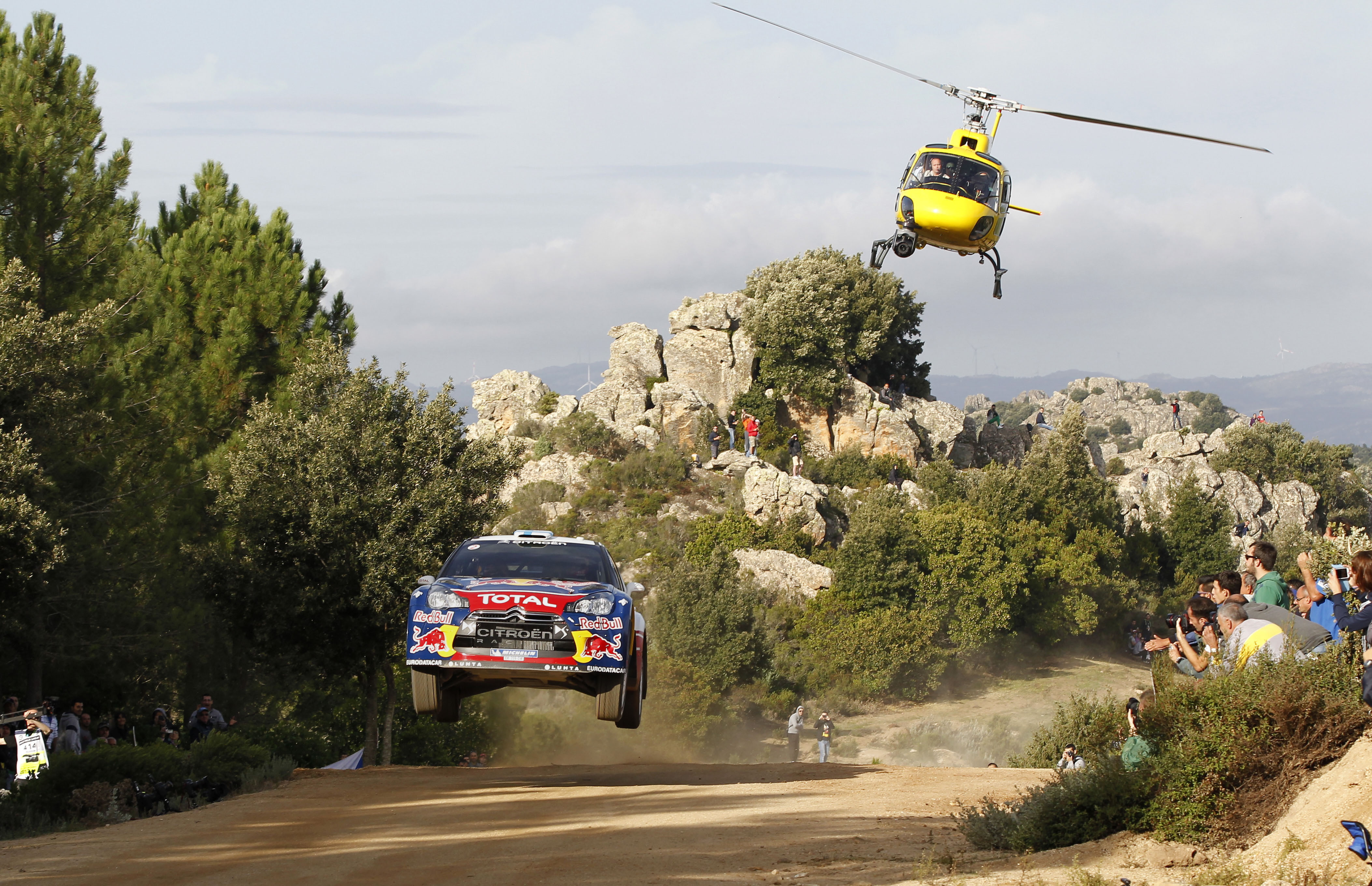 jarmo, sports, car, wrc, ds3, race, hirvonen, lehtinen, mikko, 4K, racing, speed, rally, citroen, helicopter, aeyaey, HD Wallpaper