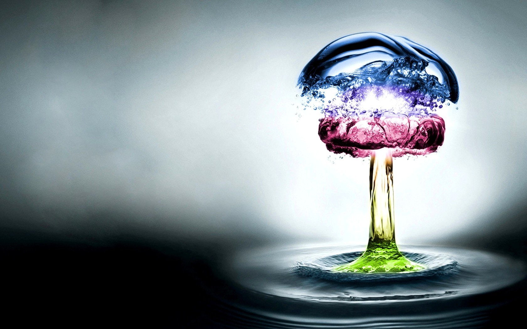 water, dope, Selective Coloring, 720P, HD Wallpaper