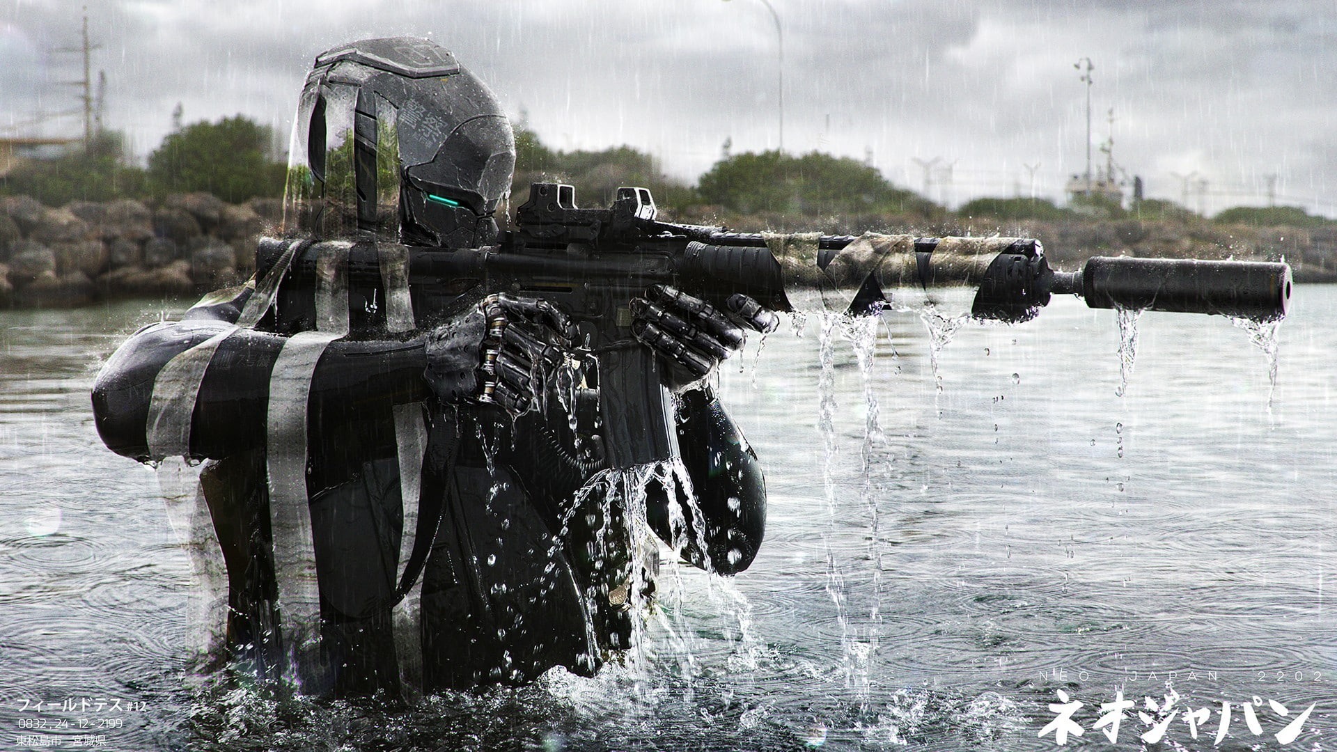 military, digital art, science fiction, futuristic, 1080P, Invisible, HD Wallpaper