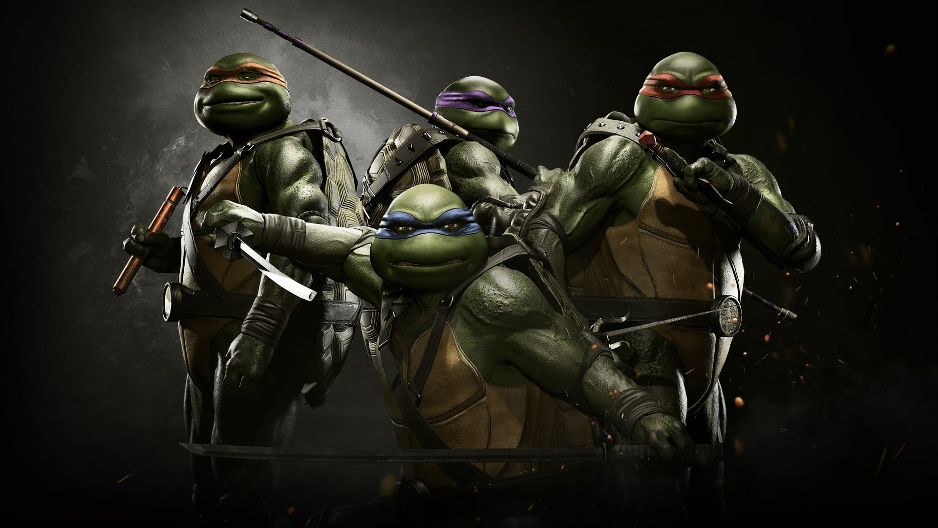Injustice 2, Teenage Mutant Ninja Turtles, 1080P, DLC, HD Wallpaper
