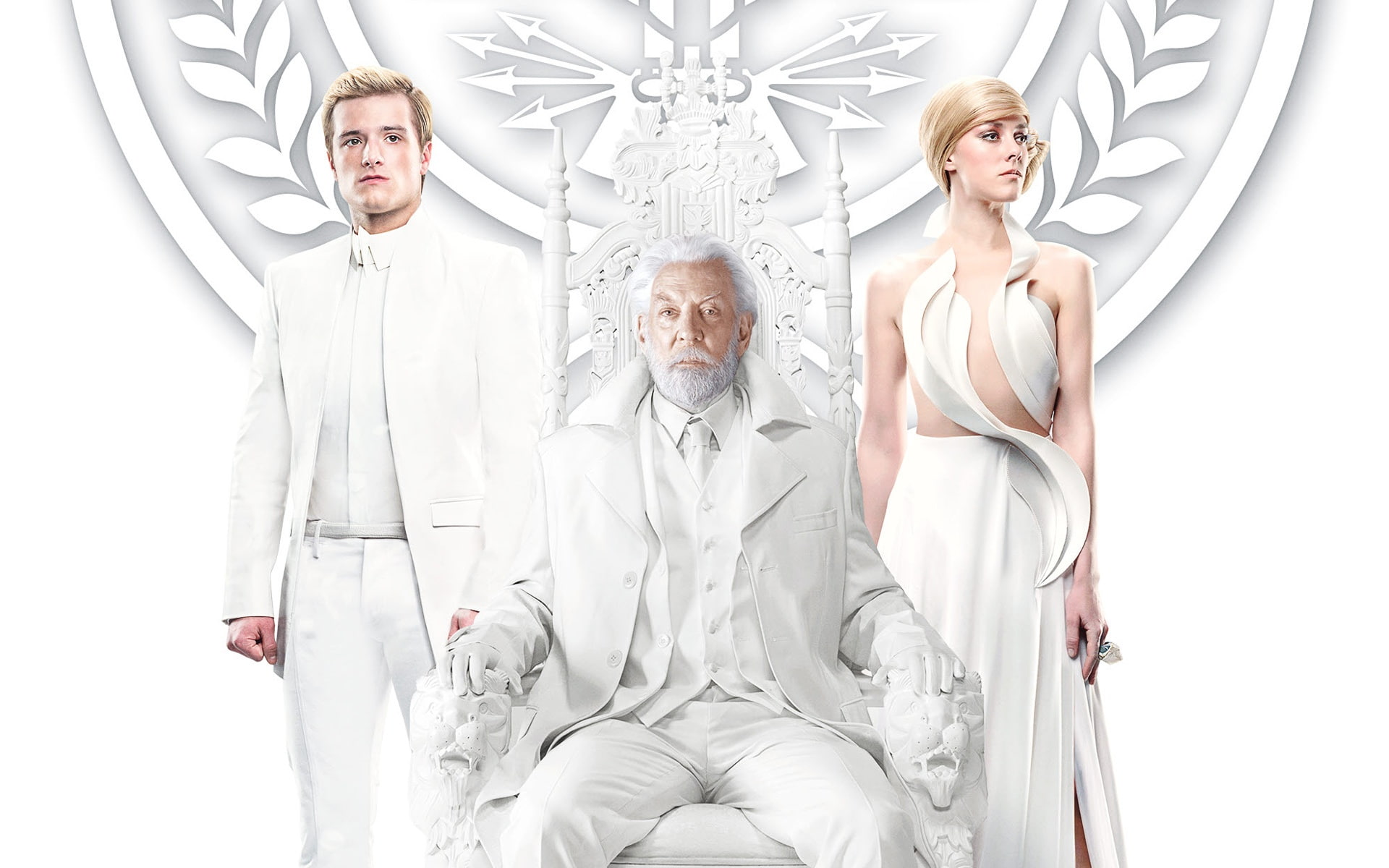 Peeta Mellark, Donald Sutherland, President Snow, Jena Malone, Josh Hutcherson, The Hunger Games, 1080P, The Hunger Games: Mockingjay - Part 1, Johanna, HD Wallpaper