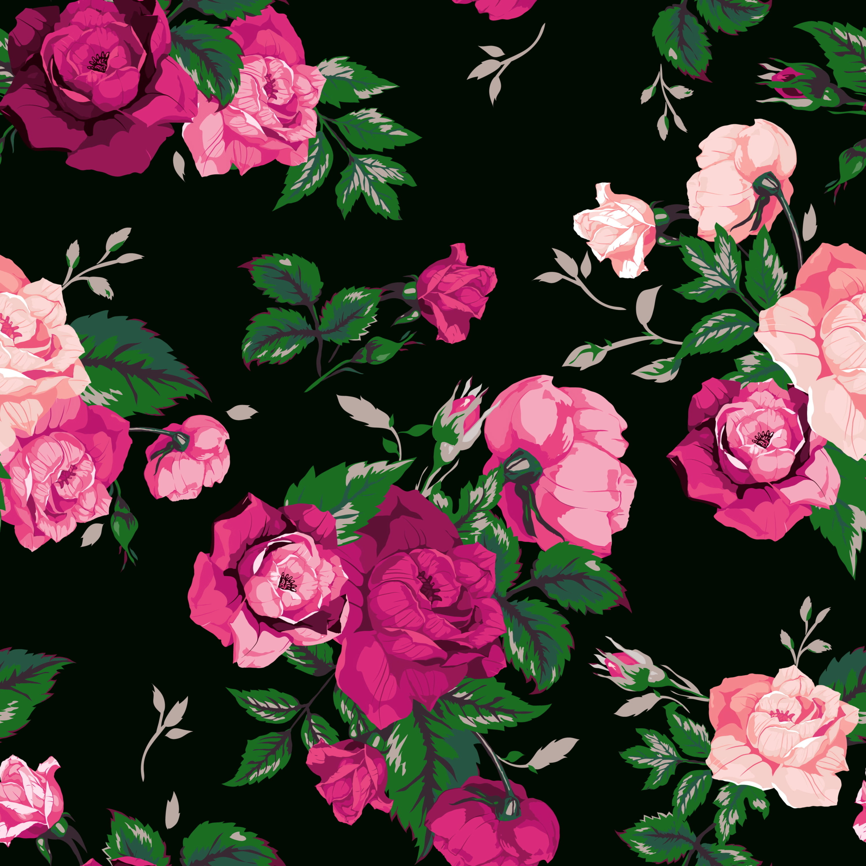 pink, computer Graphic, decoration, pink Color, beauty In Nature, petal, inflorescence, red, outdoors, no people, design, floral Pattern, floral, plant, Phone HD Wallpaper