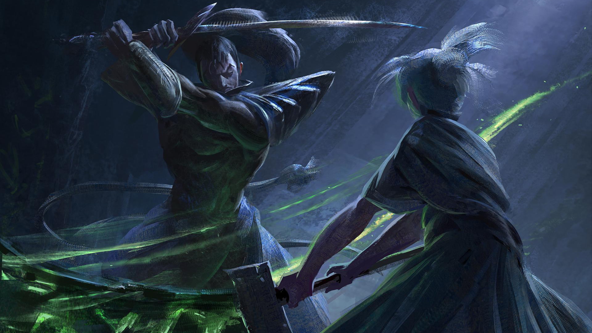 Yasuo (League Of Legends), Riven (League Of Legends), Video Game, League Of Legends, 1080P, HD Wallpaper