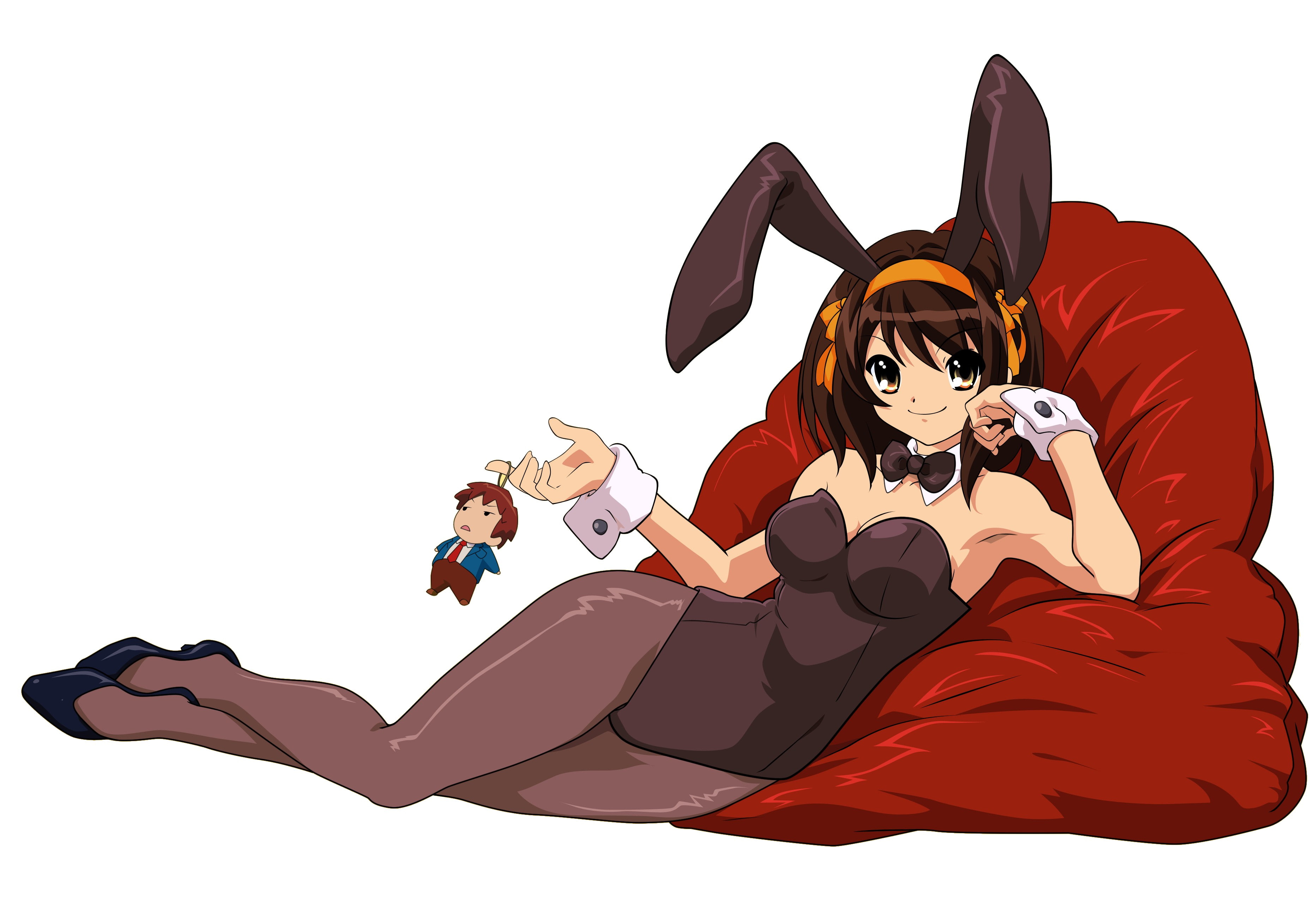 anime girls, 2K, The Melancholy of Haruhi Suzumiya, anime, Suzumiya Haruhi, HD Wallpaper
