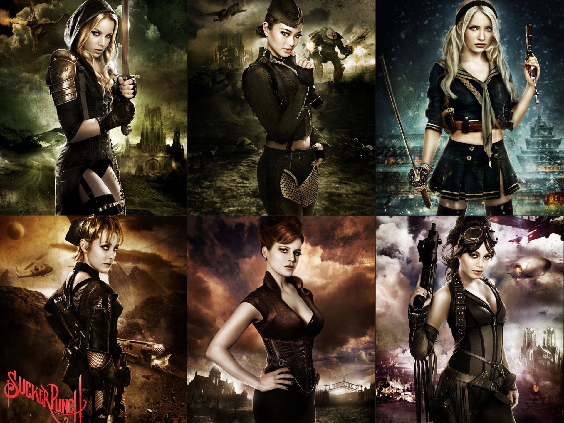 1080P, babes, movie, punch, characters, runch, sucker, HD Wallpaper