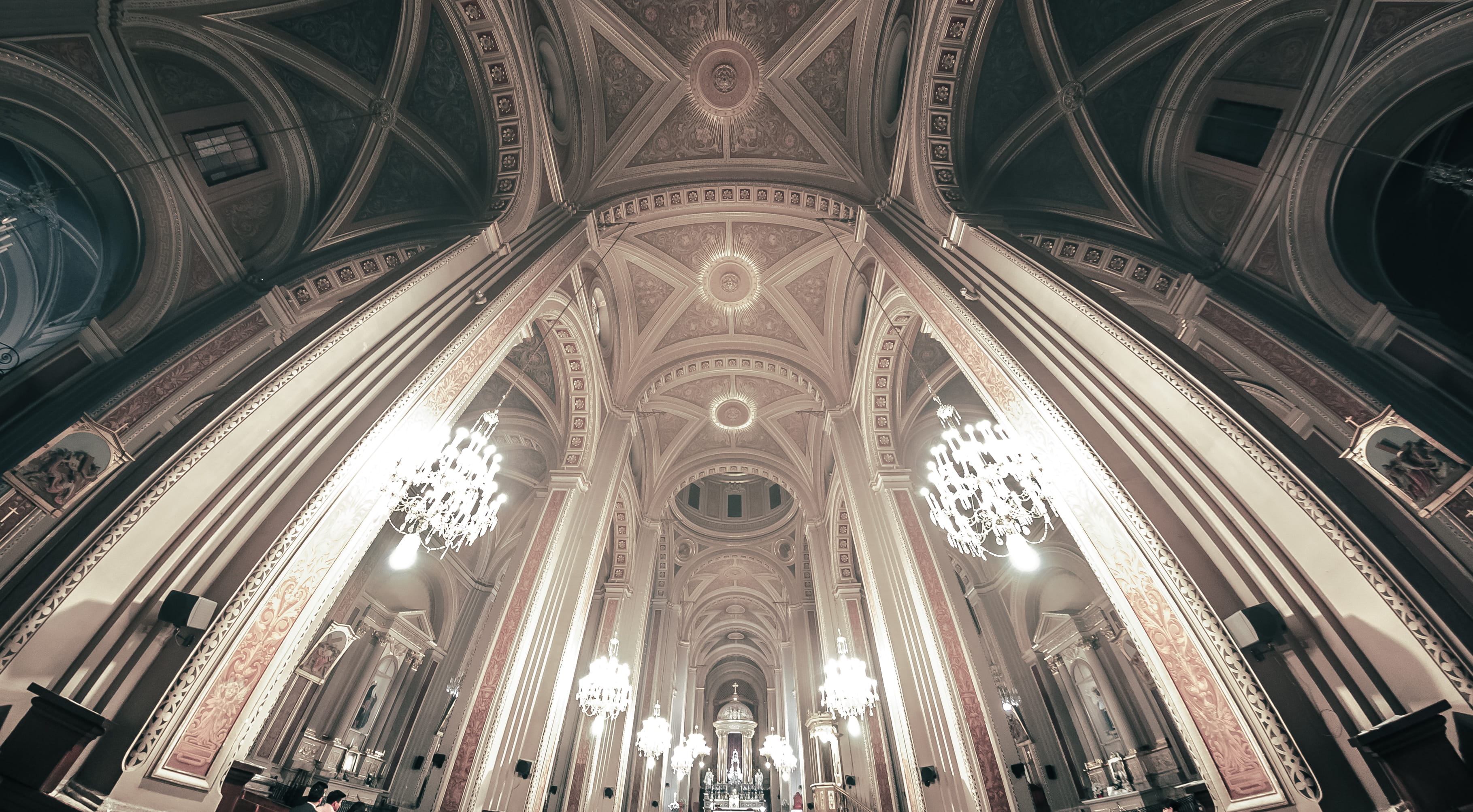 low angle view, mexico, building, no people, gothic style, spirituality, architecture, architectural column, religion, architecture and art, architectural feature, HD Wallpaper