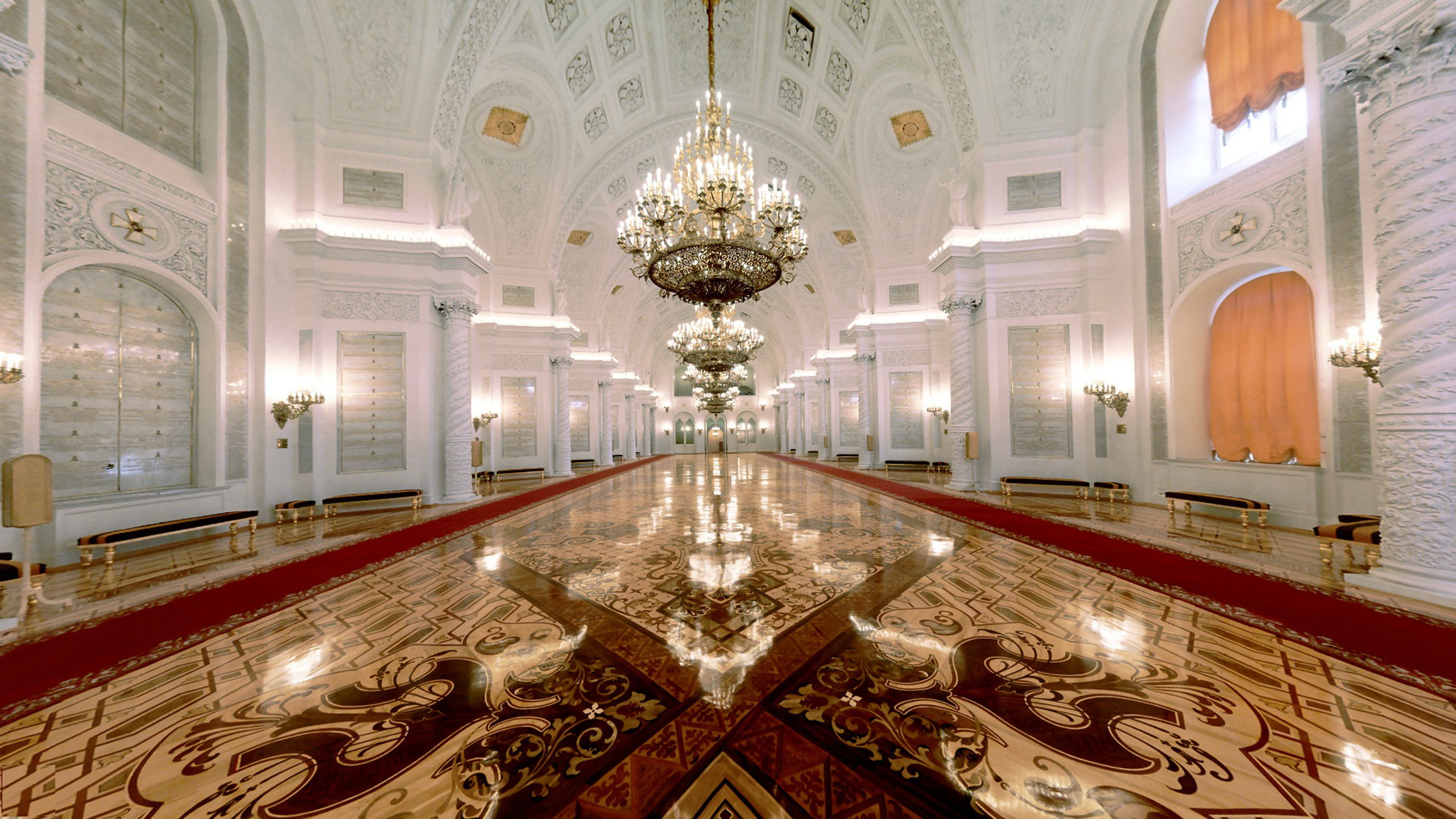 kremlin, grand, palace, 2K, hall, georgievsky, HD Wallpaper