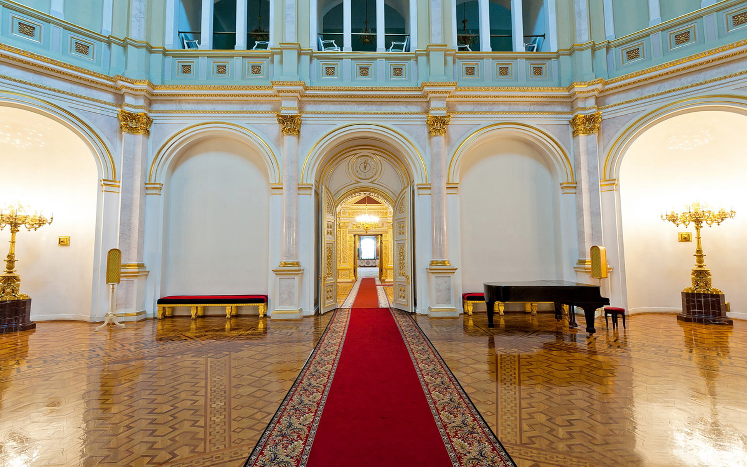 palace, grand, view, inside, kremlin, 2K, HD Wallpaper