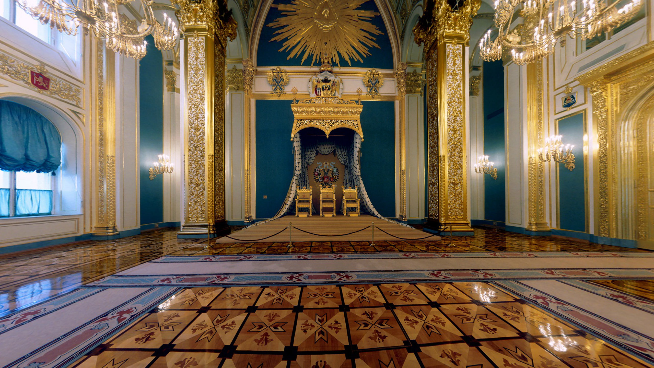 palace, andreevsky, hall, grand, kremlin, 2K, HD Wallpaper