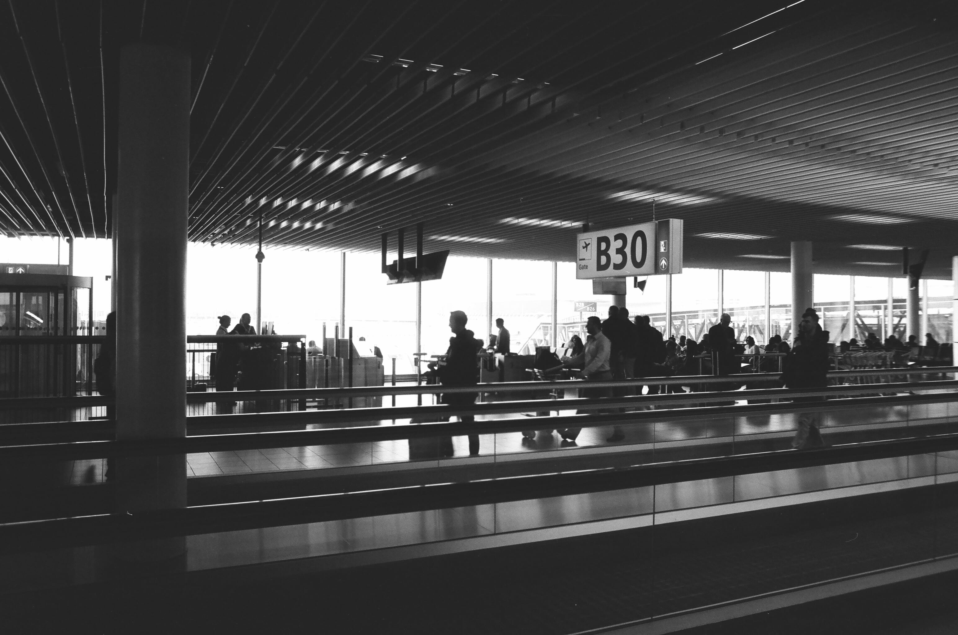 communication, travel, standing, text, riga, indoors, airport terminal, inside, walking, transportation, path, sign, railroad station, men, airport, 2K, HD Wallpaper