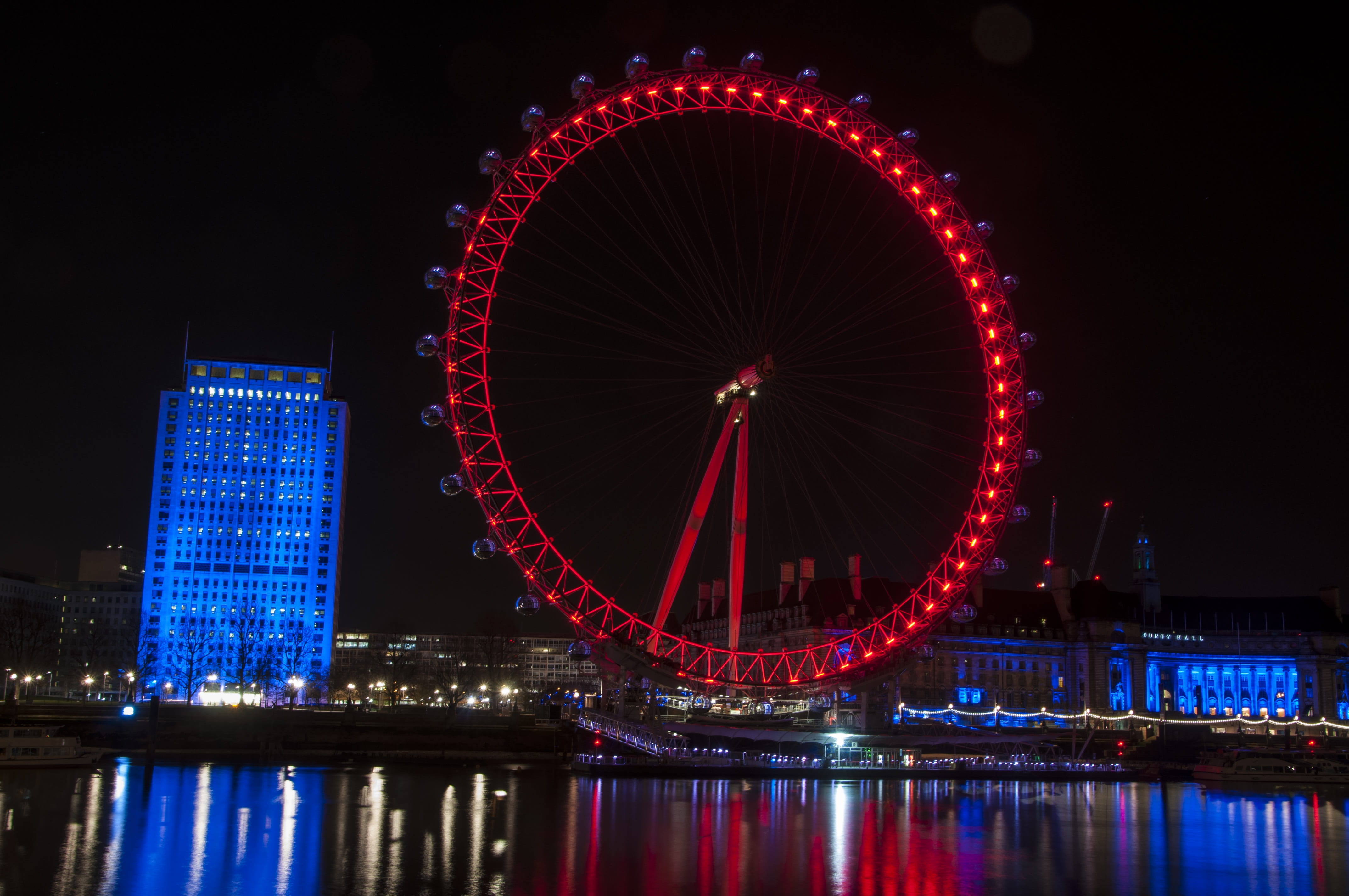 no people, united, british, ben, building exterior, 4K, kingdom, westminster, city, eye, architecture, london night, outdoors, landmark, urban, cityscape, HD Wallpaper