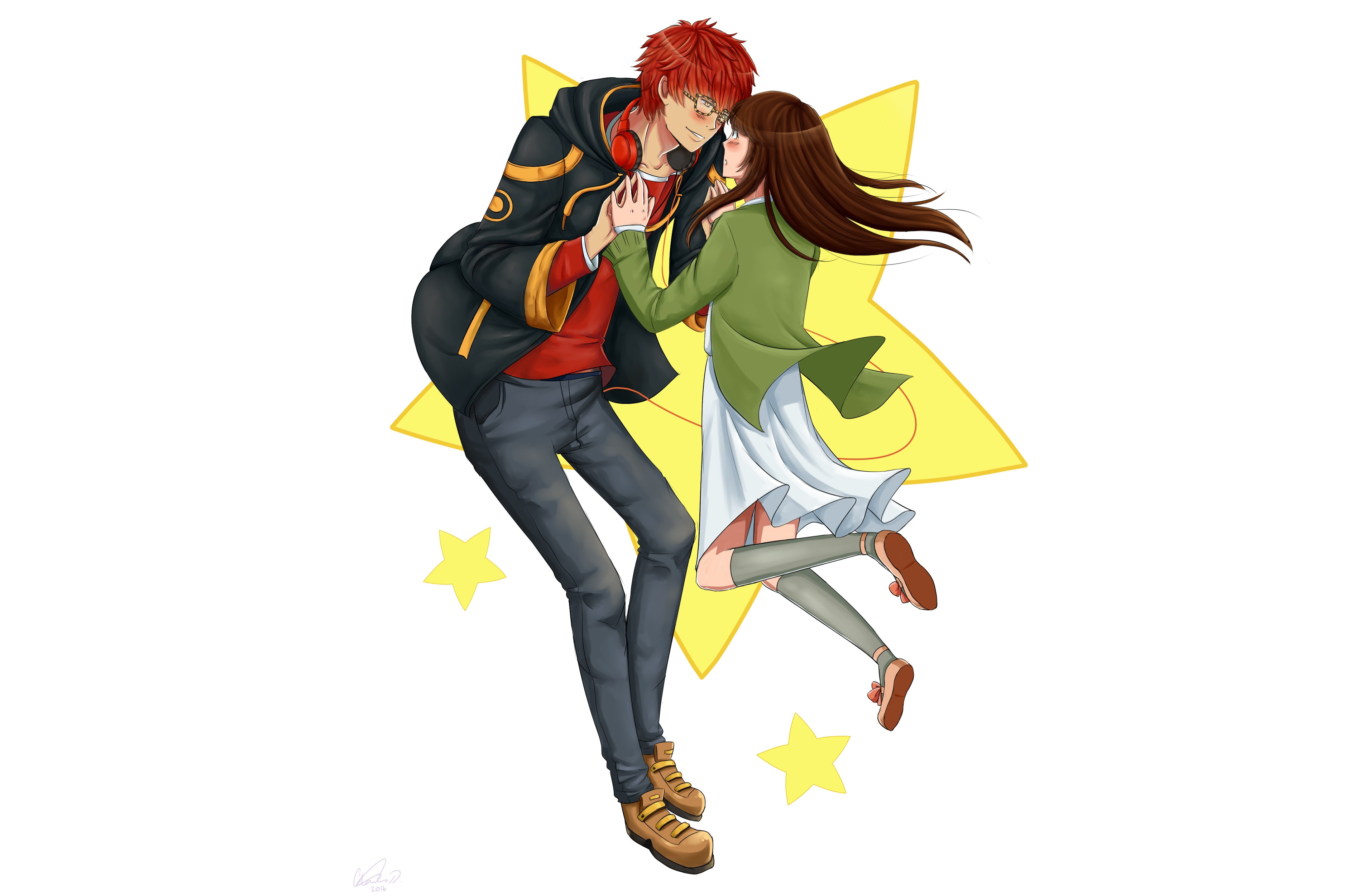 2K, Anime, Mystic Messenger, 707 (Mystic Messenger), HD Wallpaper