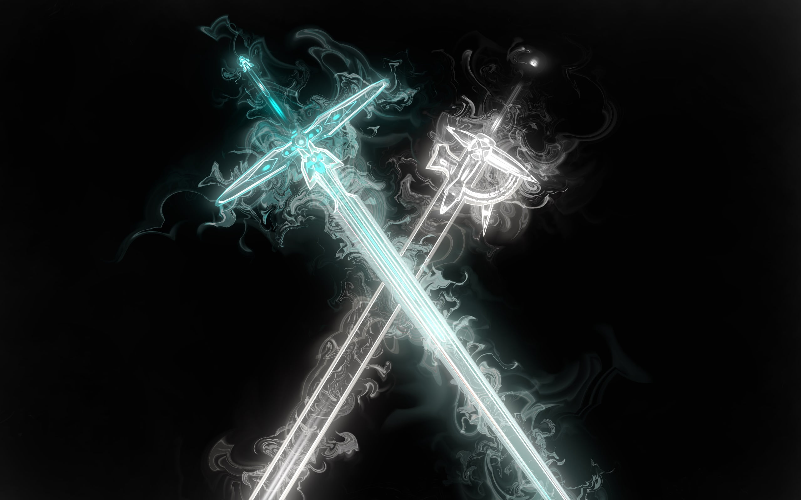 Dark Repulser (Sword Art Online), Sword Art Online, Elucidator (Sword Art Online), 2K, HD Wallpaper