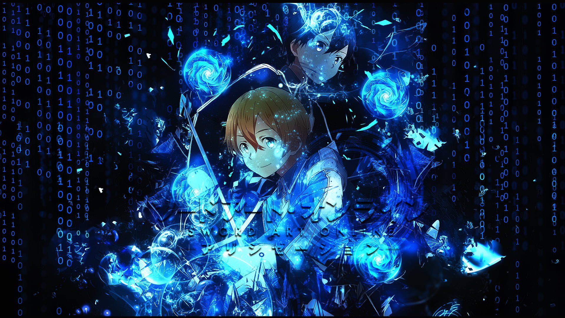 Eugeo (Sword Art Online), Sword Art Online, Blonde, Sword Art Online: Alicization, Kirito (Sword Art Online), 1080P, Kazuto Kirigaya, Blue Eyes, HD Wallpaper