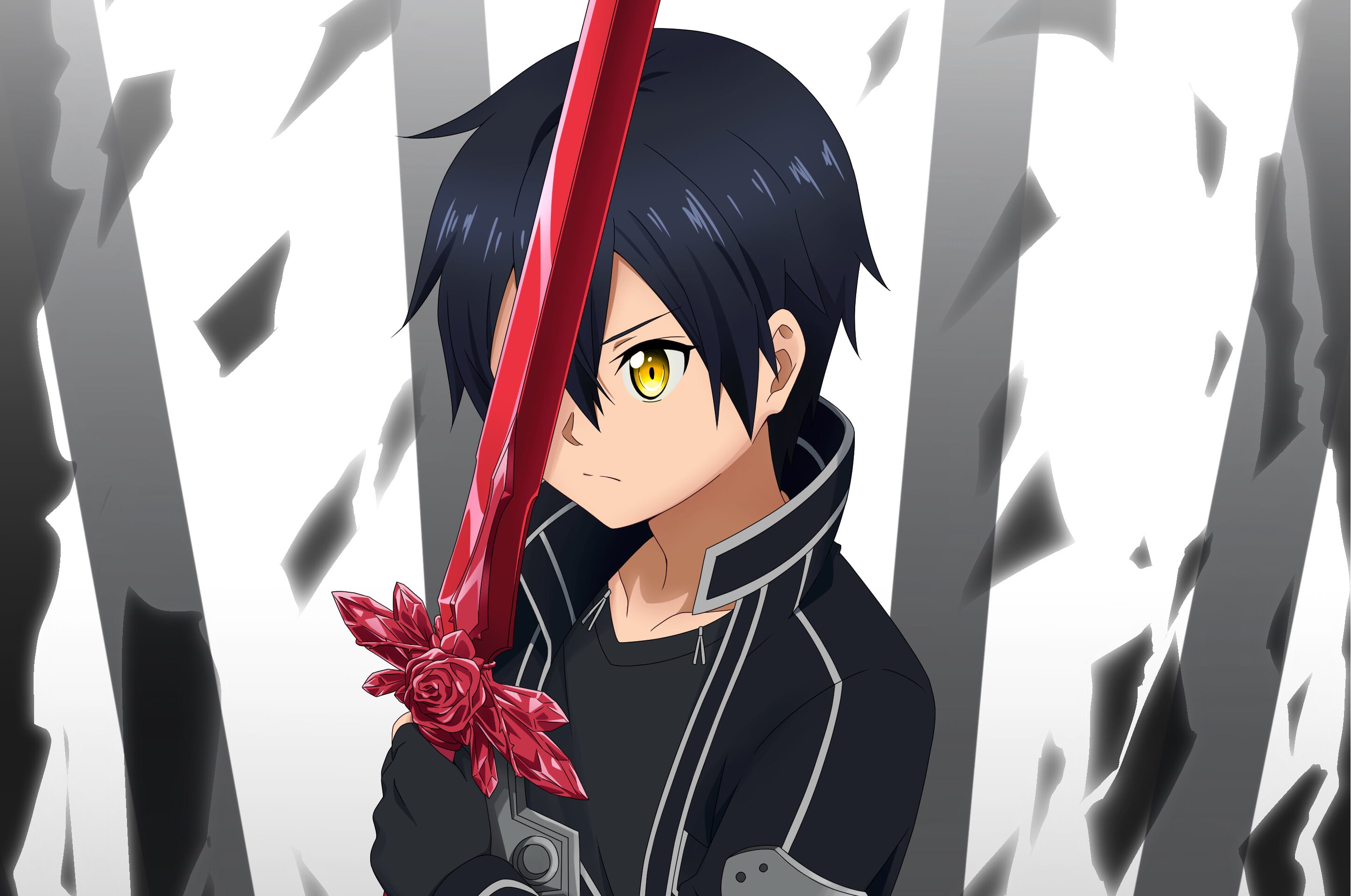 Kazuto Kirigaya, 2K, Kirito (Sword Art Online), Sword Art Online: Alicization, Sword Art Online, HD Wallpaper