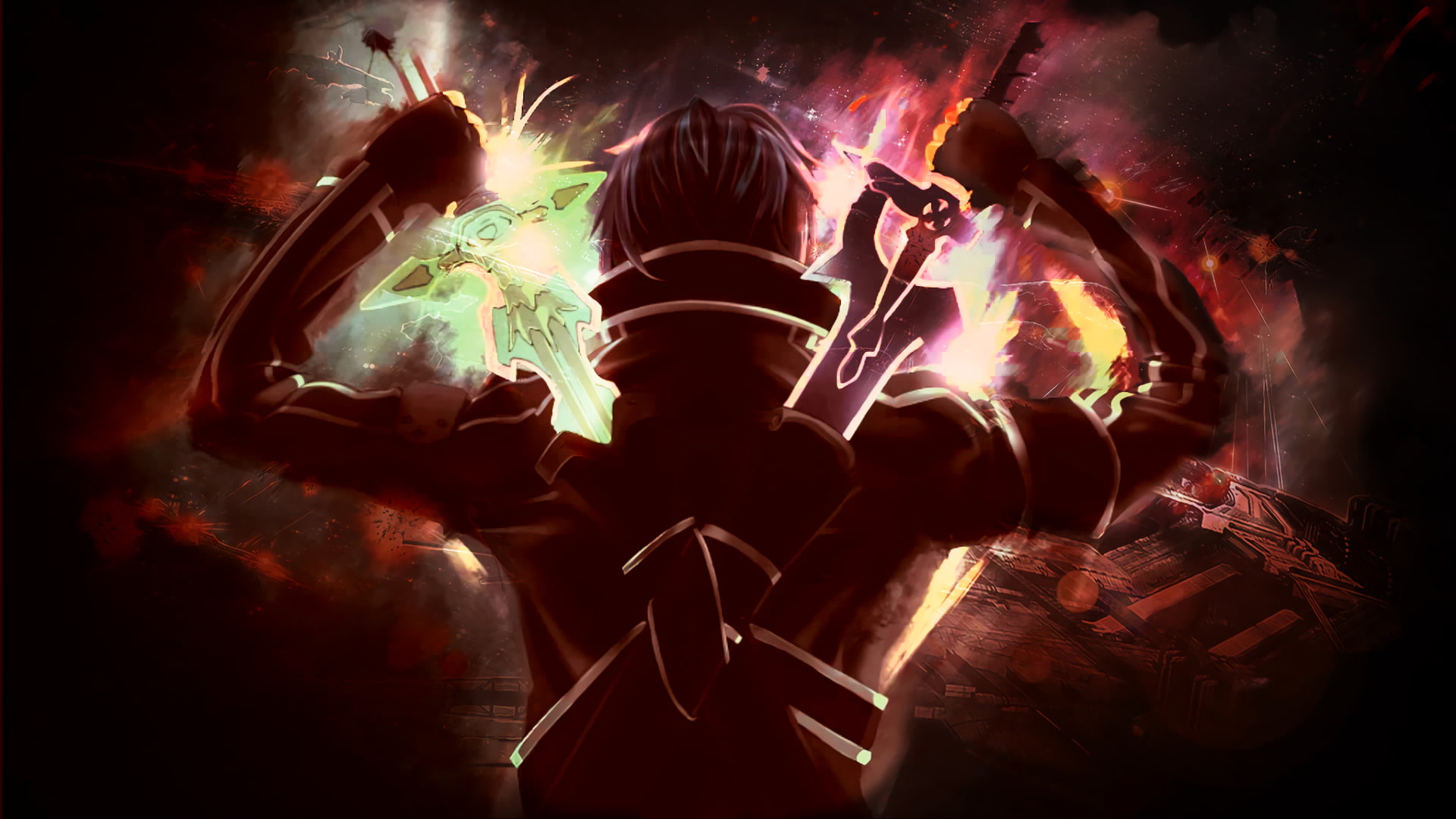 Kazuto Kirigaya, 1080P, Sword Art Online, Kirito (Sword Art Online), HD Wallpaper