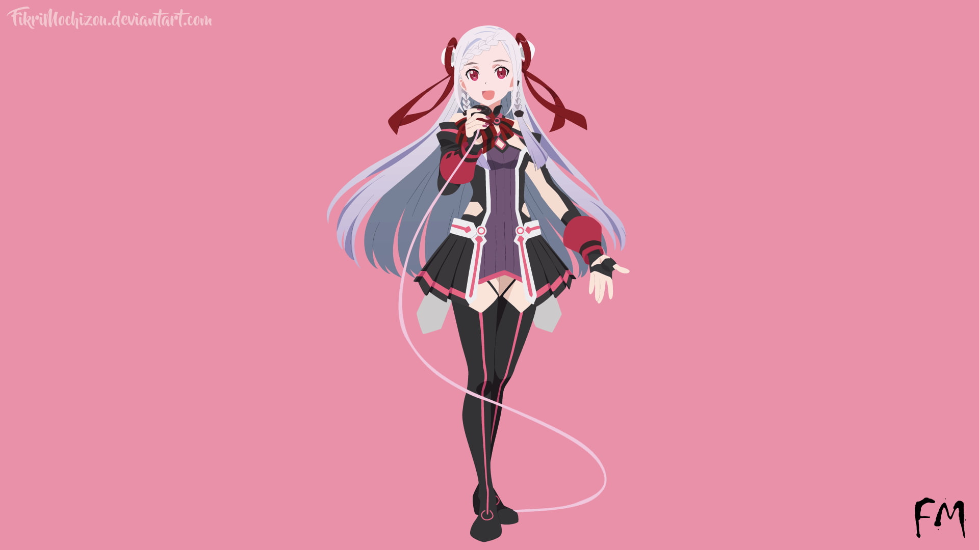 1080P, anime girls, Yuna (Sword Art Onilne), Sword Art Online, HD Wallpaper