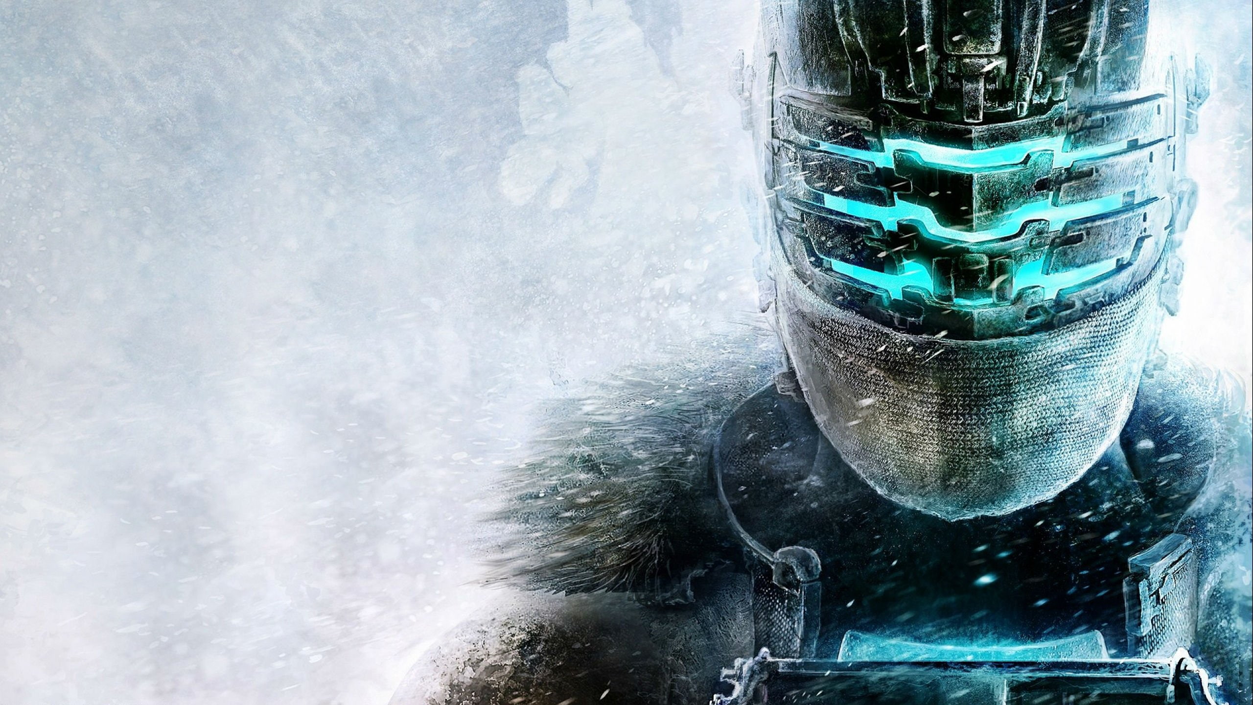 shooter, space, action, warrior, sci, fi, Futuristic, 2560x1440 px, Dead, robot, Fighting, alien, 2K, artwork, Deadspace, cyborg, Aliens, HD Wallpaper