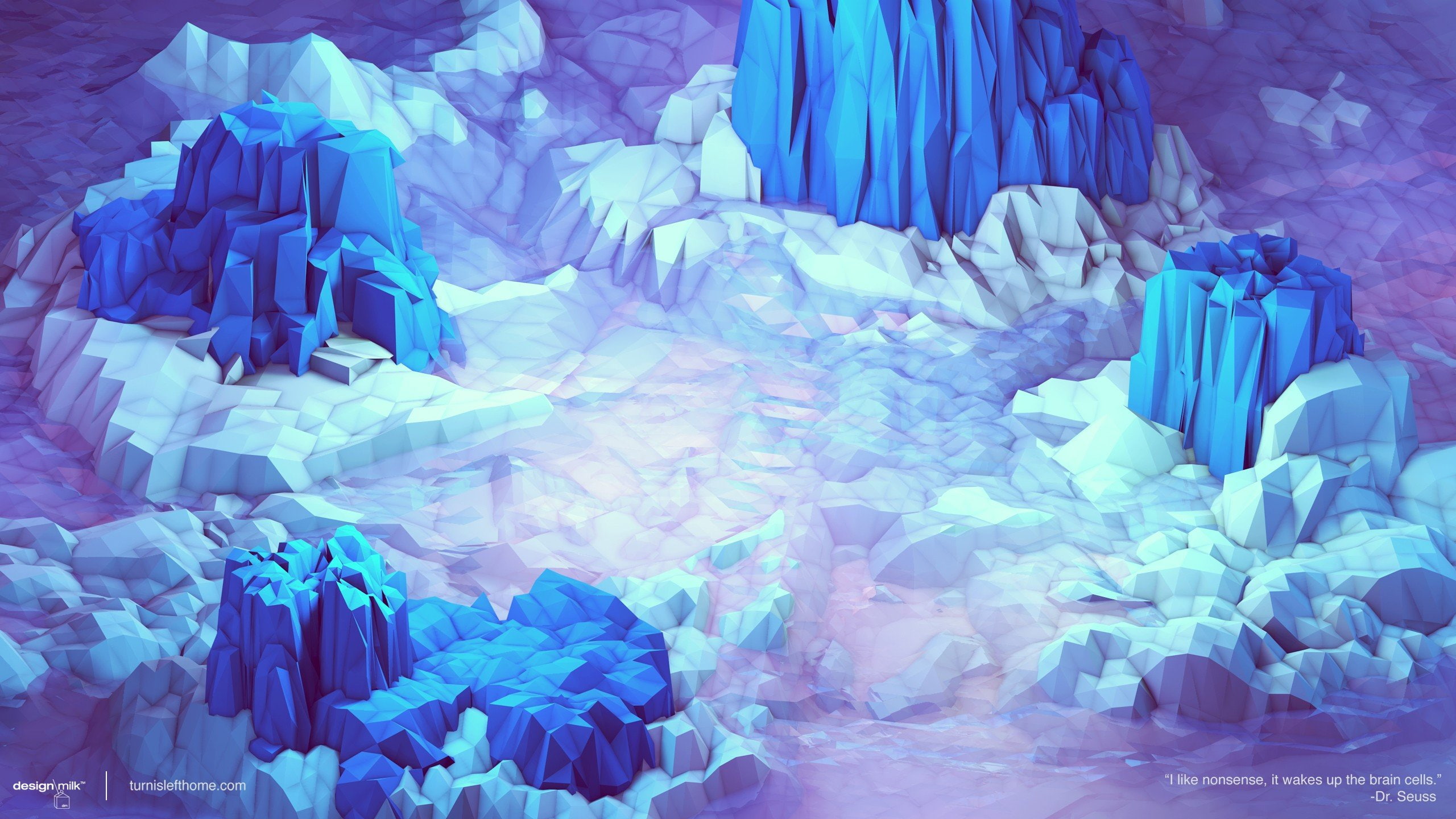 poly, 2560x1440 px, art, lake, 2K, hd, anime, Low Poly, px, tail, x, fairy, low, HD Wallpaper