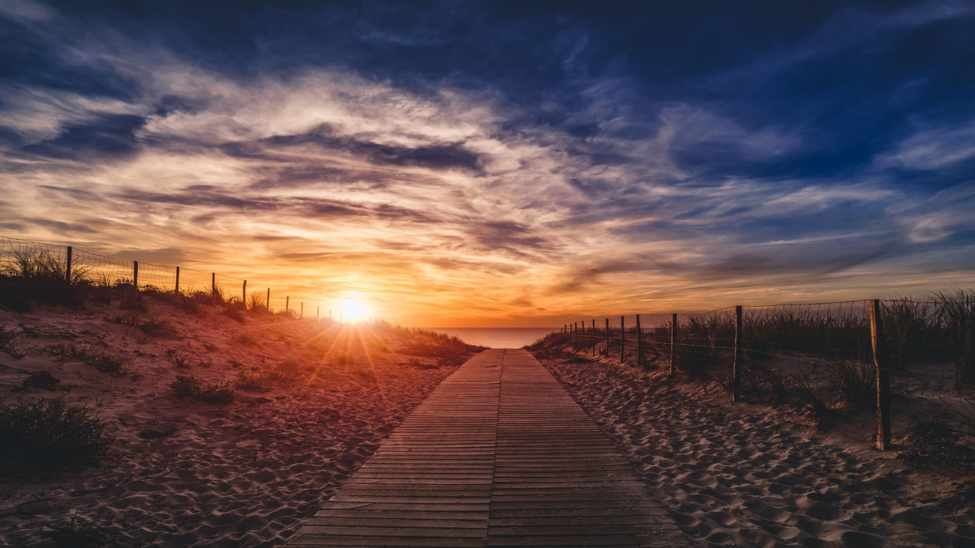 depth of field, art, Sand, hd, path, sky, dark, x, depth, field, sea, Clouds, 1080P, px, 1920x1080 px, antique, aircraft, sunlight, HD Wallpaper