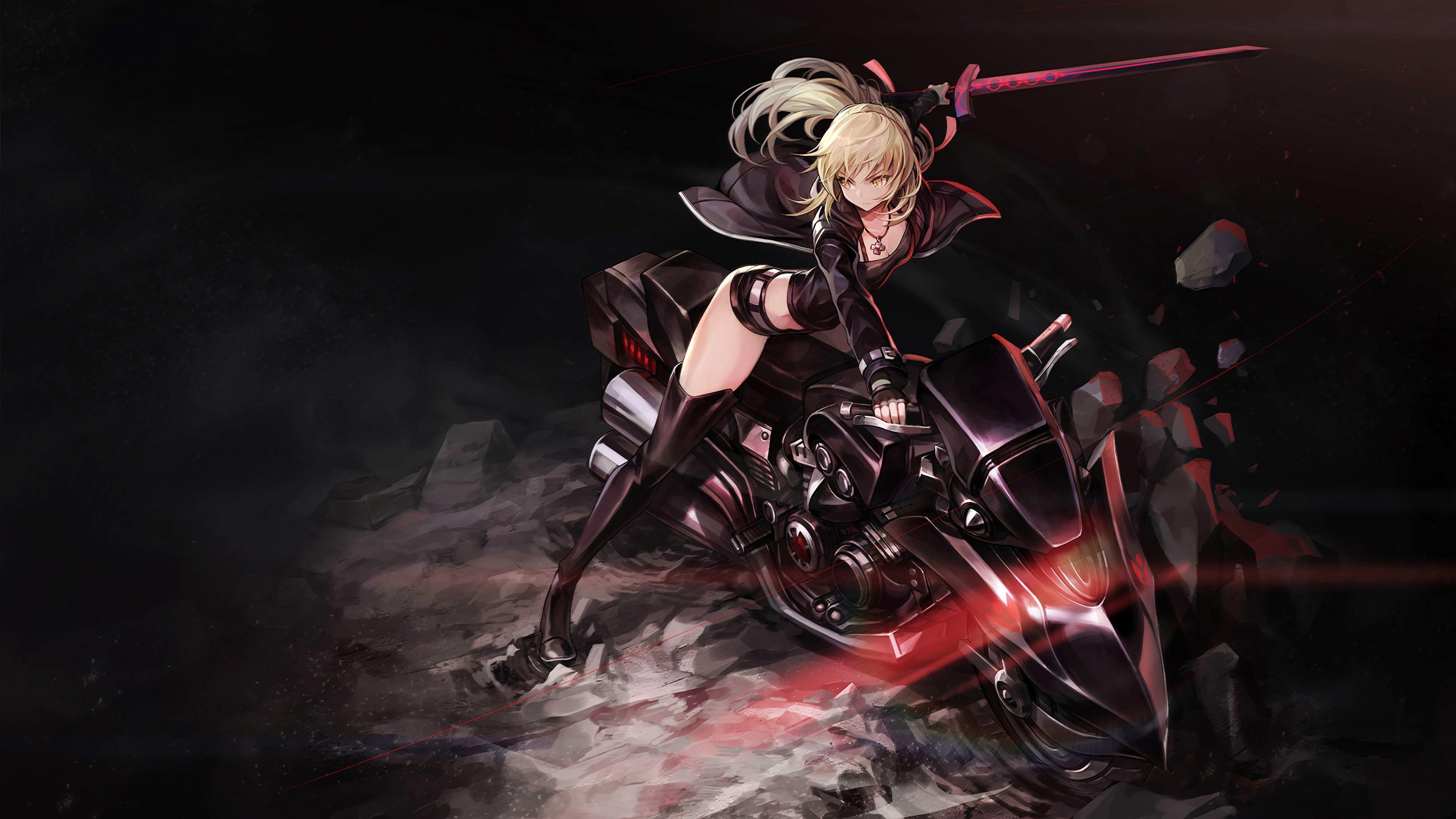 4K, fate, saber, alter, HD Wallpaper