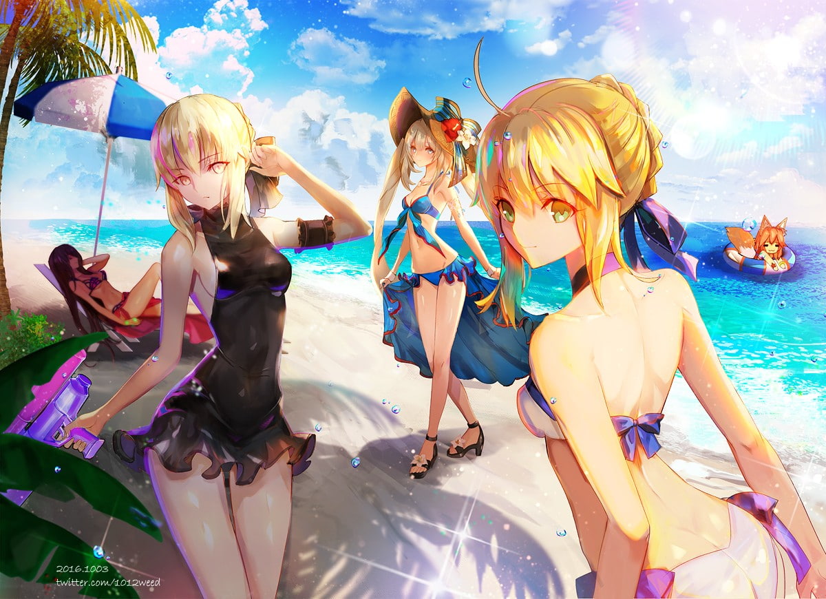 Caster (FateExtra), Lancer (FateGrand Order), Saber Alter, 480P, Saber, HD Wallpaper