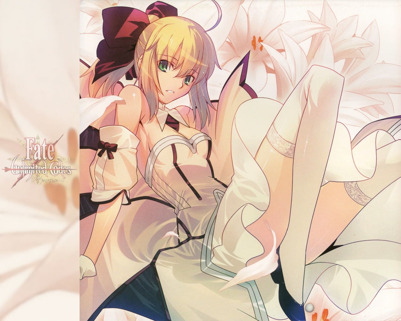 fatestay, unlimited, Fate/stay Night, stay, 720P, Fate Unlimited Codes, art, lily, hd, saber, anime, night, fate, codes, series, HD Wallpaper