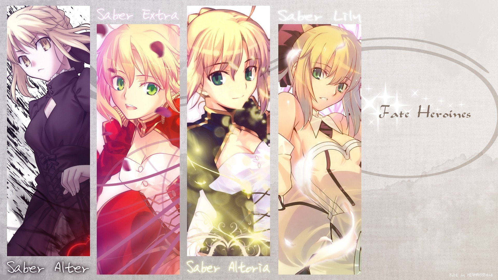 lily, extra, series, fate stay, fate, fate extra, codes, 1080P, unlimited, night, saber, alter, HD Wallpaper