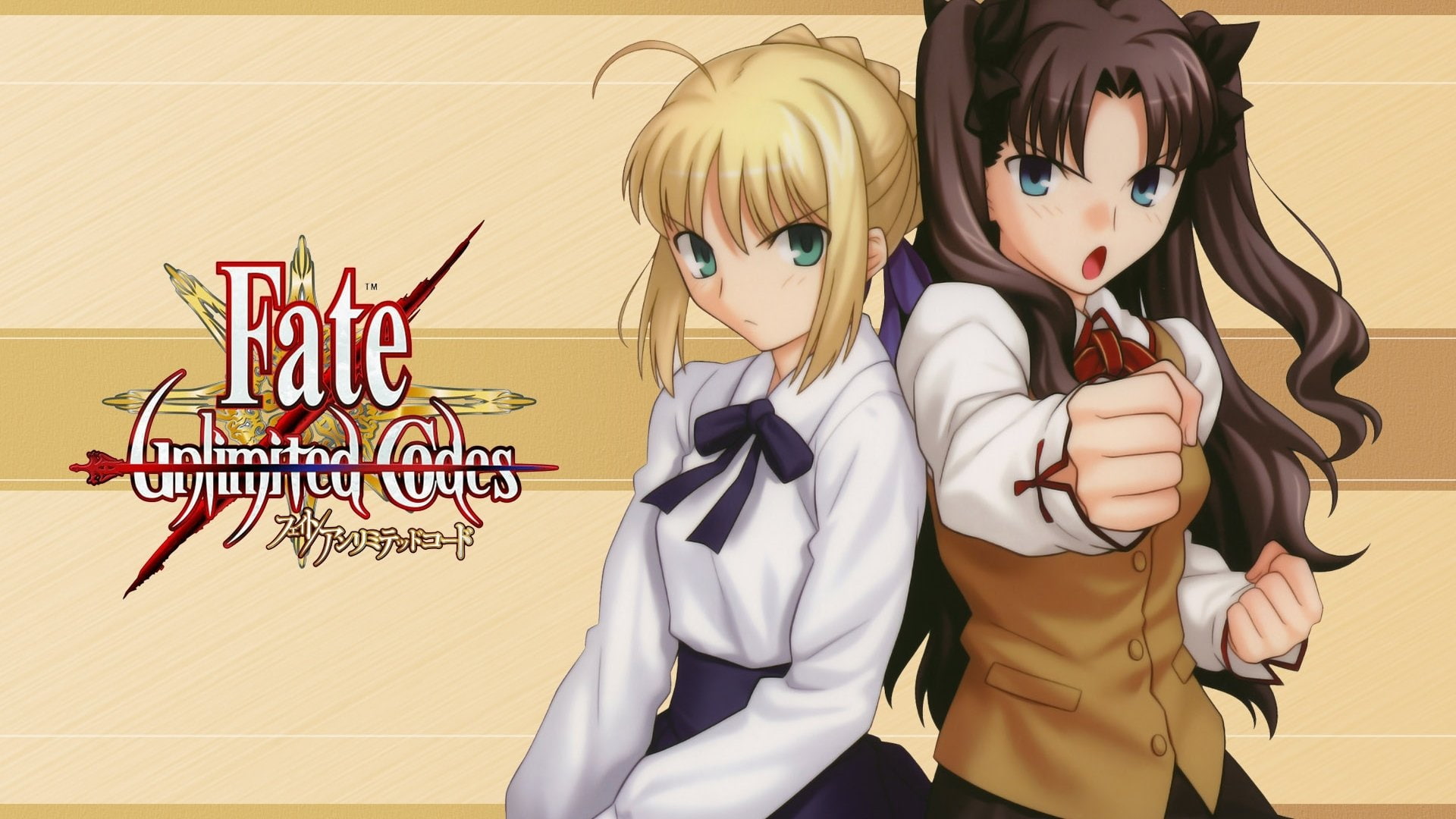 Fate Series, 1080P, Saber (Fate Series), Fate/unlimited codes, Rin Tohsaka, HD Wallpaper
