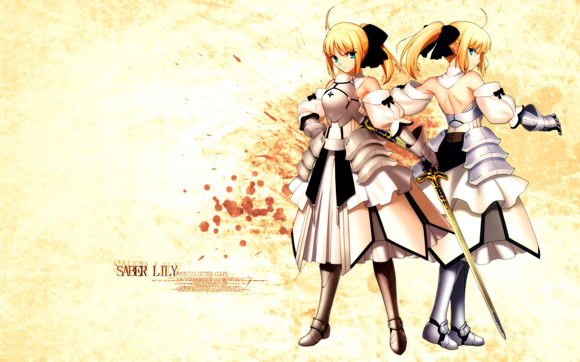 Saber Lily, Fate Series, 1080P, Fate/unlimited codes, HD Wallpaper