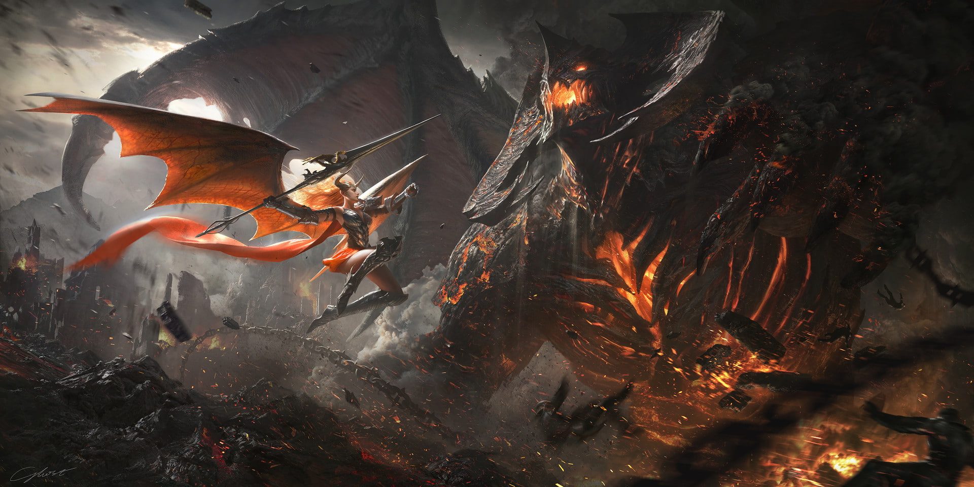 League of Angels II, 1080P, video games, fantasy Art, digital art, HD Wallpaper