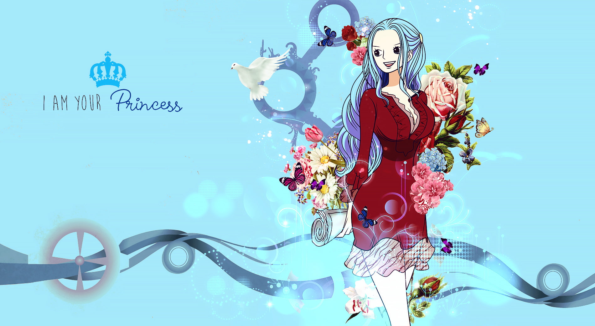 720P, One Piece, Anime, Vivi Nefertari, HD Wallpaper