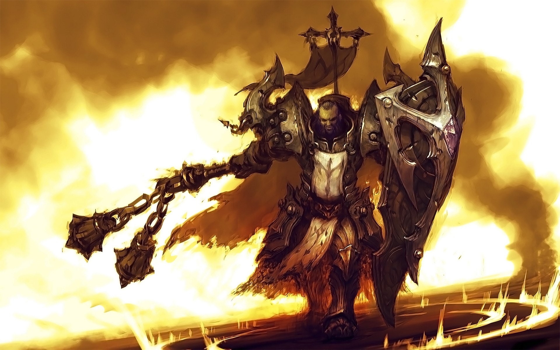 1080P, Diablo, Diablo III: Reaper Of Souls, Crusader (Diablo III), HD Wallpaper