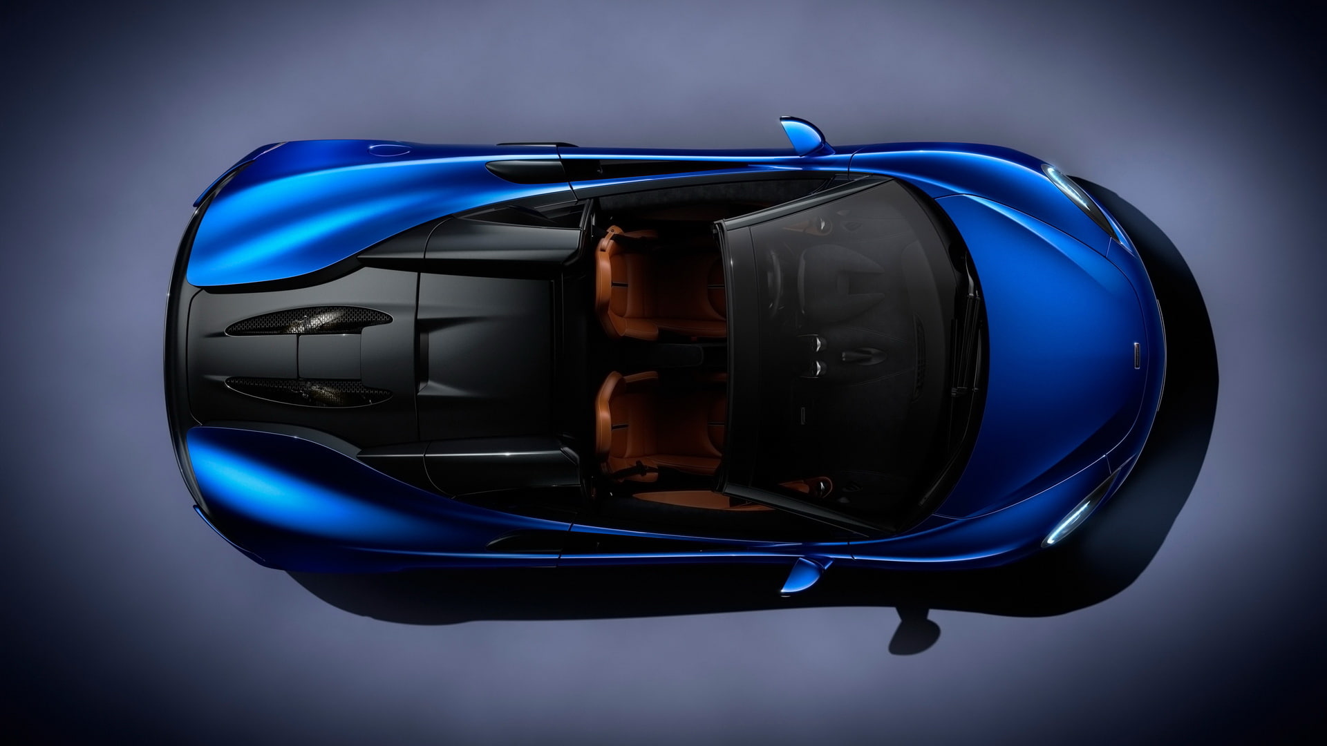 reflection, protection, blue, safety, 1080P, McLaren, McLaren 570S, studio shot, close-up, lighting equipment, shape, illuminated, car, single object, HD Wallpaper