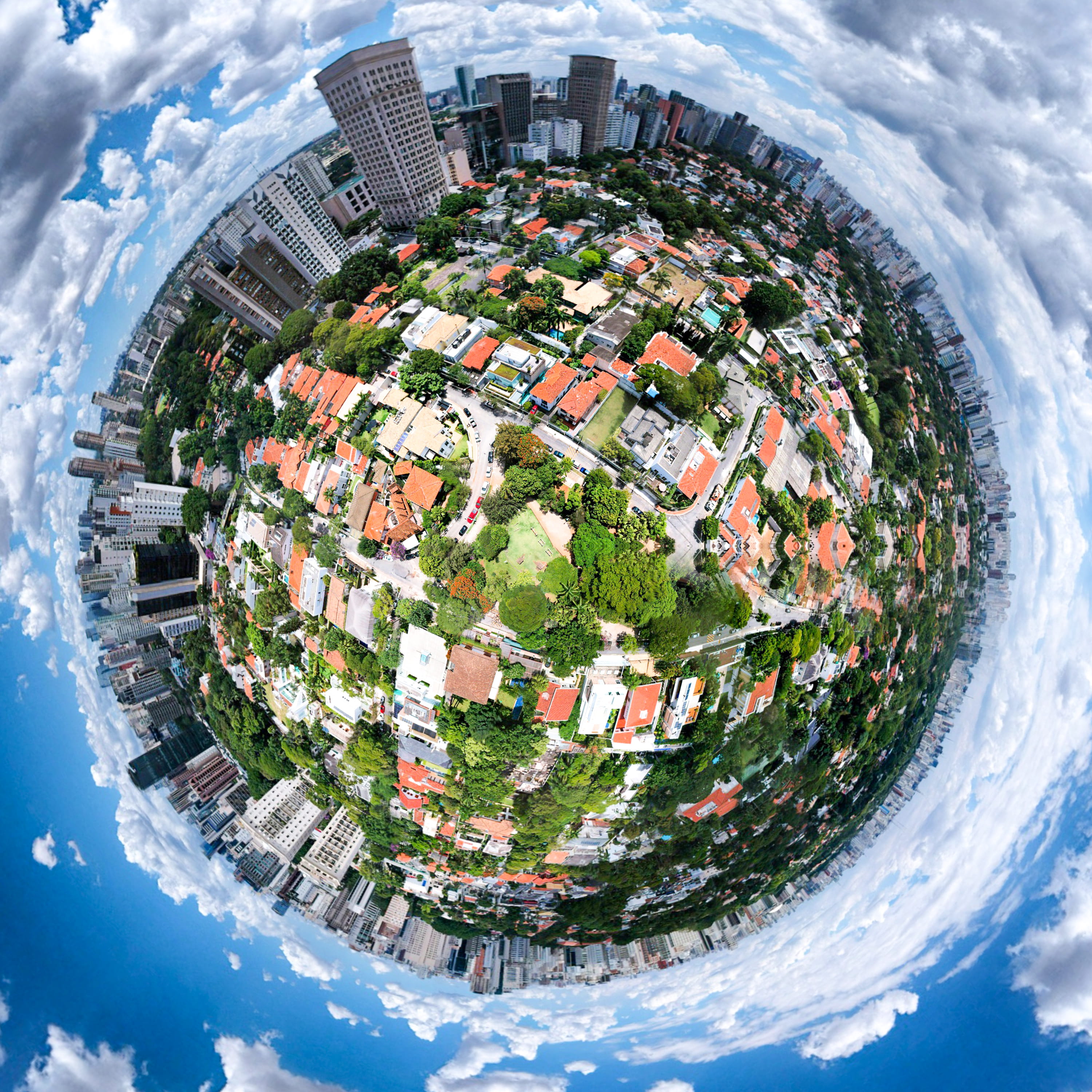 jardins, saopaulo, building exterior, day, outdoors, no people, aerial view, spark, cityscape, city, building, djispark, planet, panorama, geometric shape, Phone HD Wallpaper