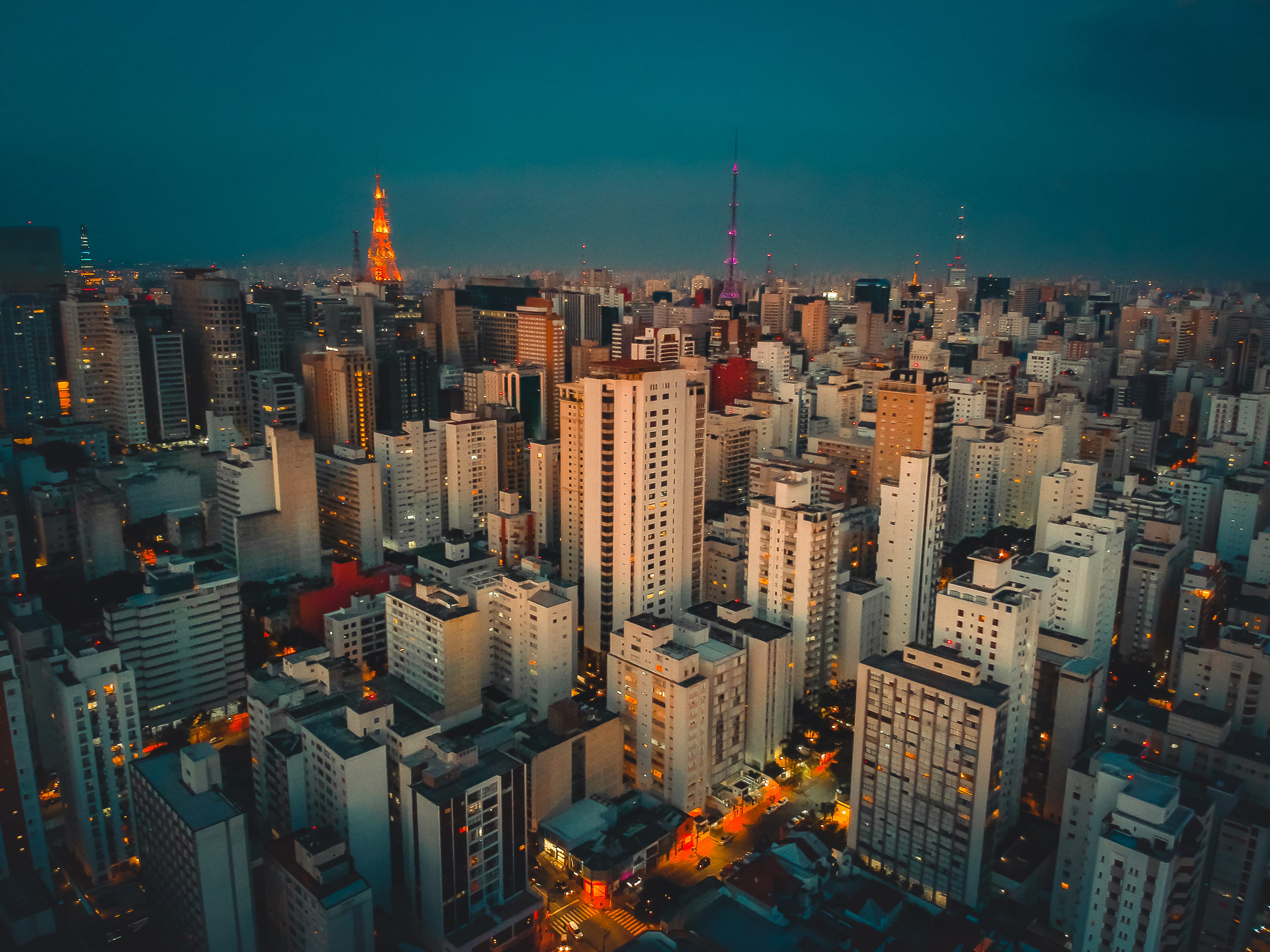 spark, spire, building exterior, landscape, office, outdoors, city, dji, modern, high angle view, sky, drone, serjosoza, residential district, office building exterior, HD Wallpaper