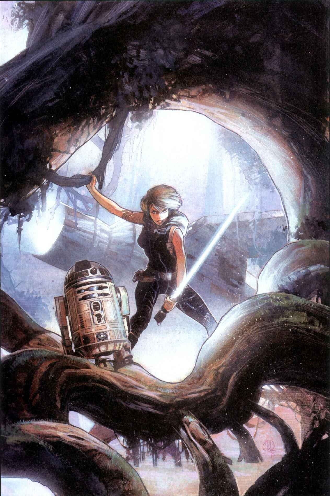Star Wars, 720P, fantasy art, Mara Jade, Phone HD Wallpaper
