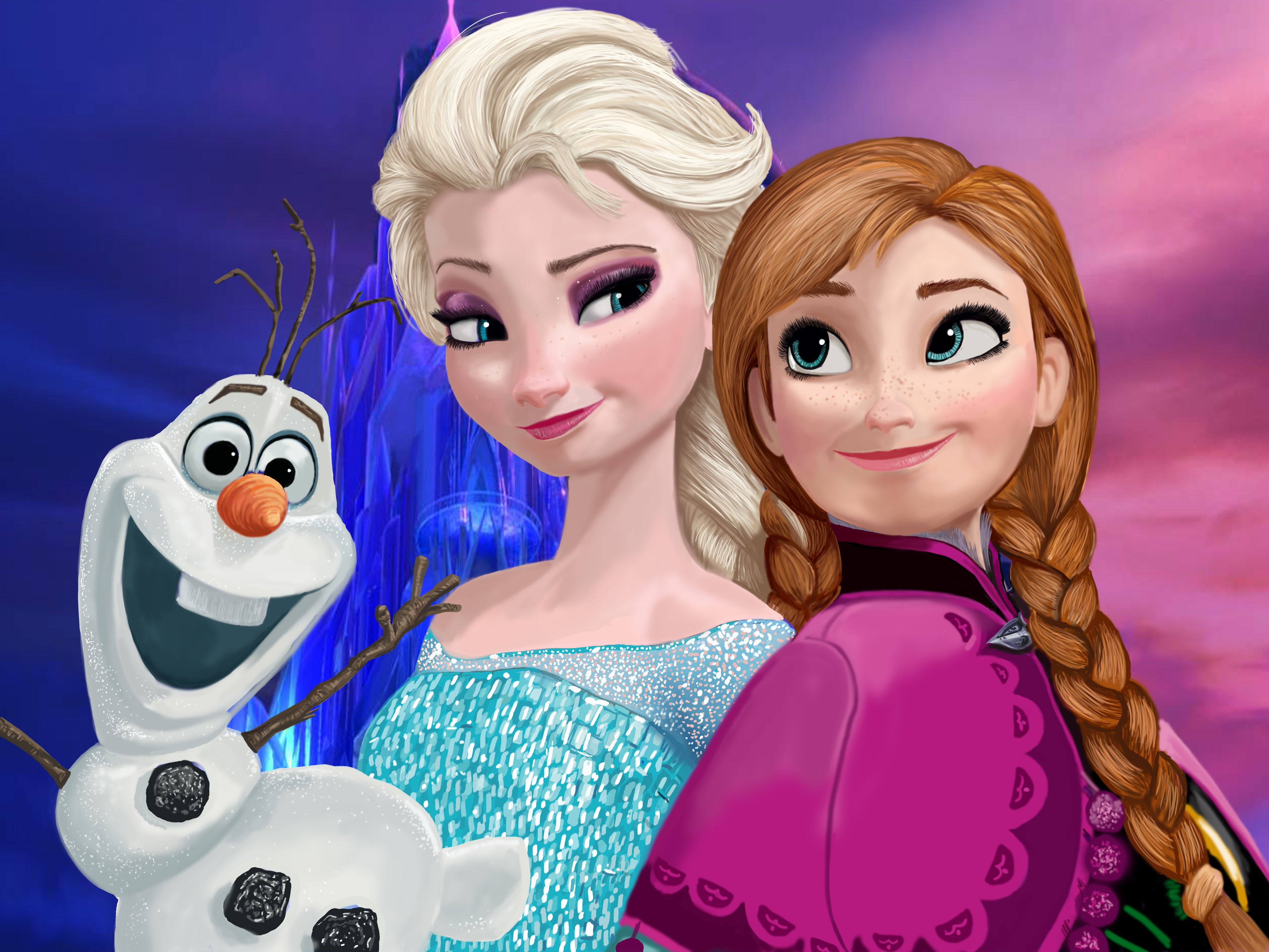 musical, adventure, disney, 1frozen, family, 4K, comedy, animation, frozen, fantasy, HD Wallpaper