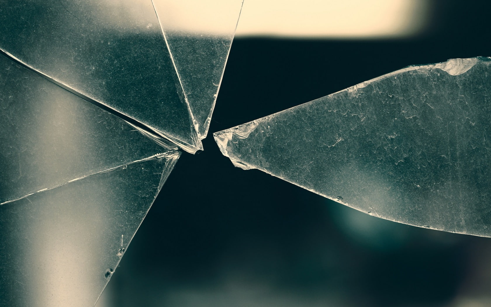 macro, 720P, glass, broken glass, HD Wallpaper