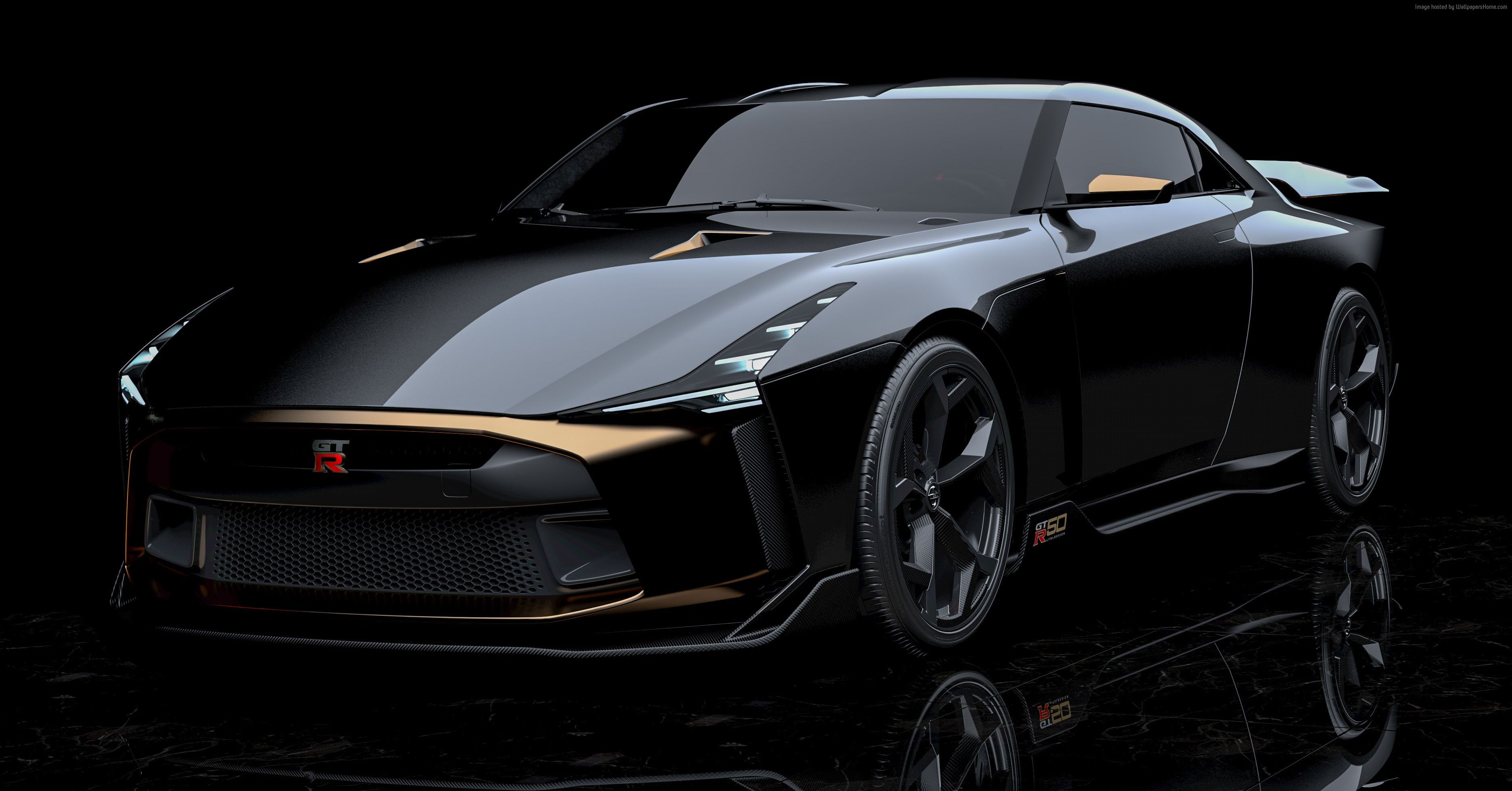 Nissan GT-R50 Italdesign Concept, 2K, 2018 Cars, 4K, HD Wallpaper
