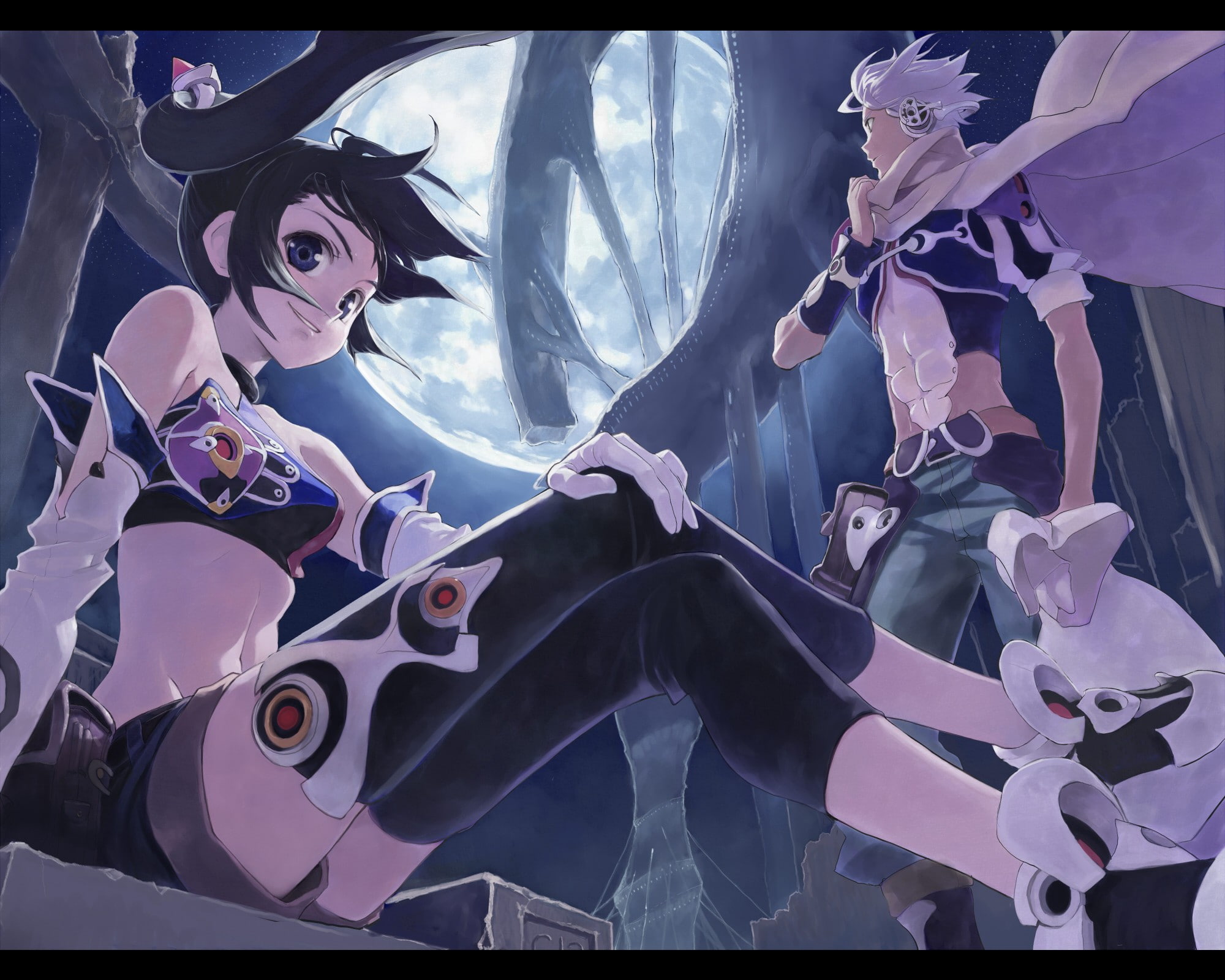 outdoors, female likeness, art and craft, creativity, festival, nature, auto post production filter, low angle view, Pixiv Fantasia, anime girls, 1080P, HD Wallpaper
