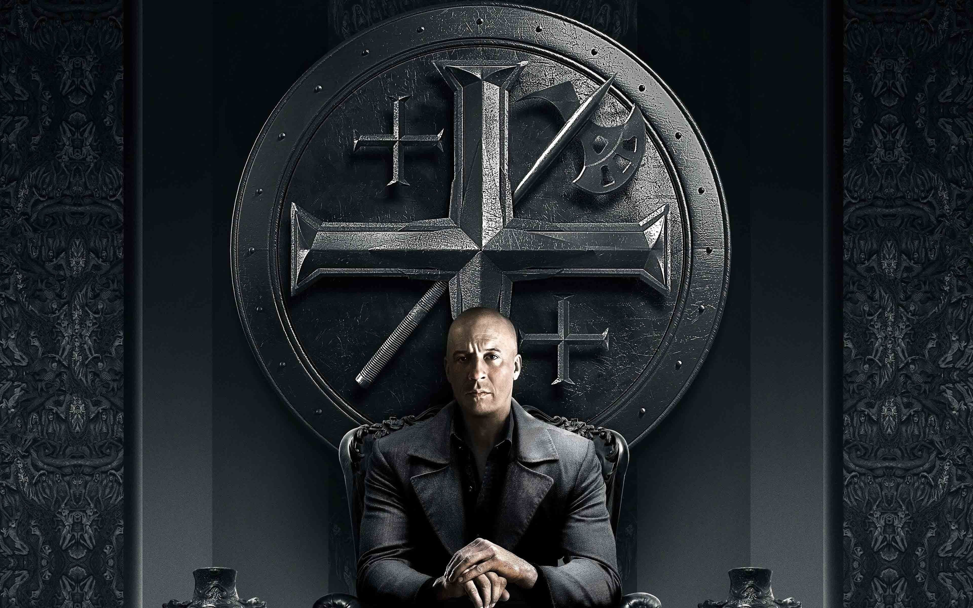 4K, vin diesel, hunter, office, pose, 2015, witch, last, HD Wallpaper